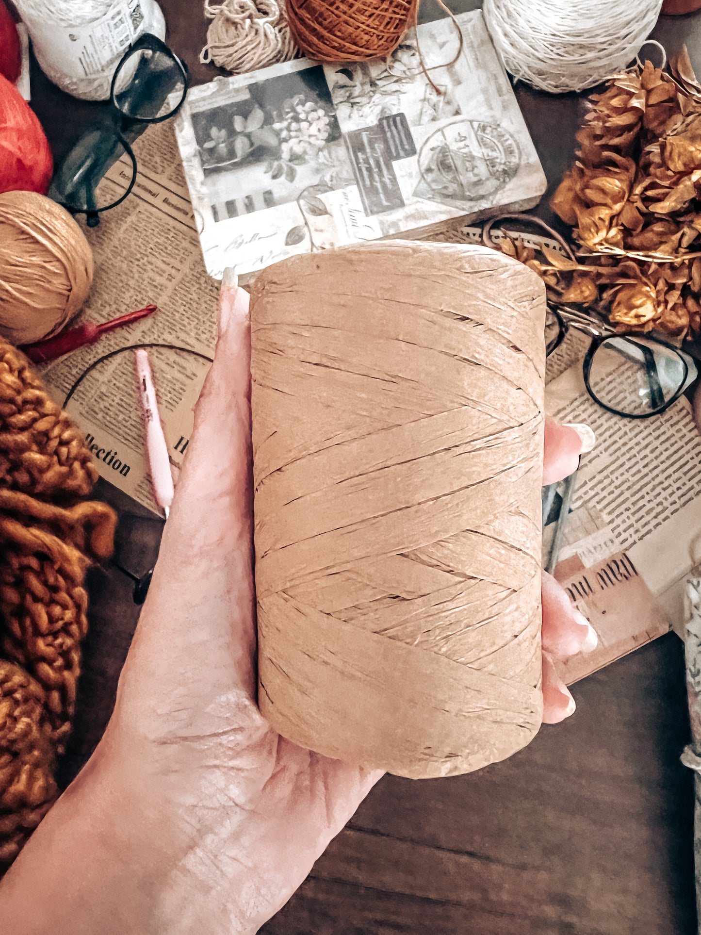 Raffia yarn