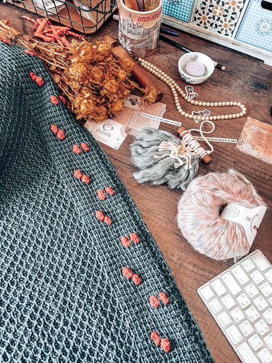 🧶 Tunisian Crochet Class April (ONLINE)
