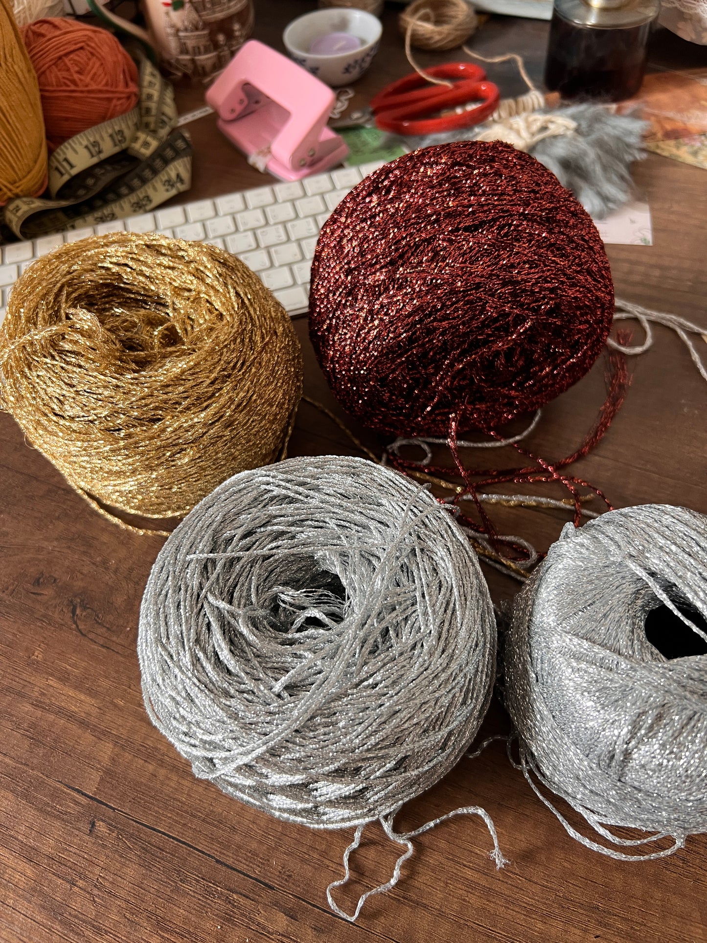 Sparkle Metallic Shiny Yarn