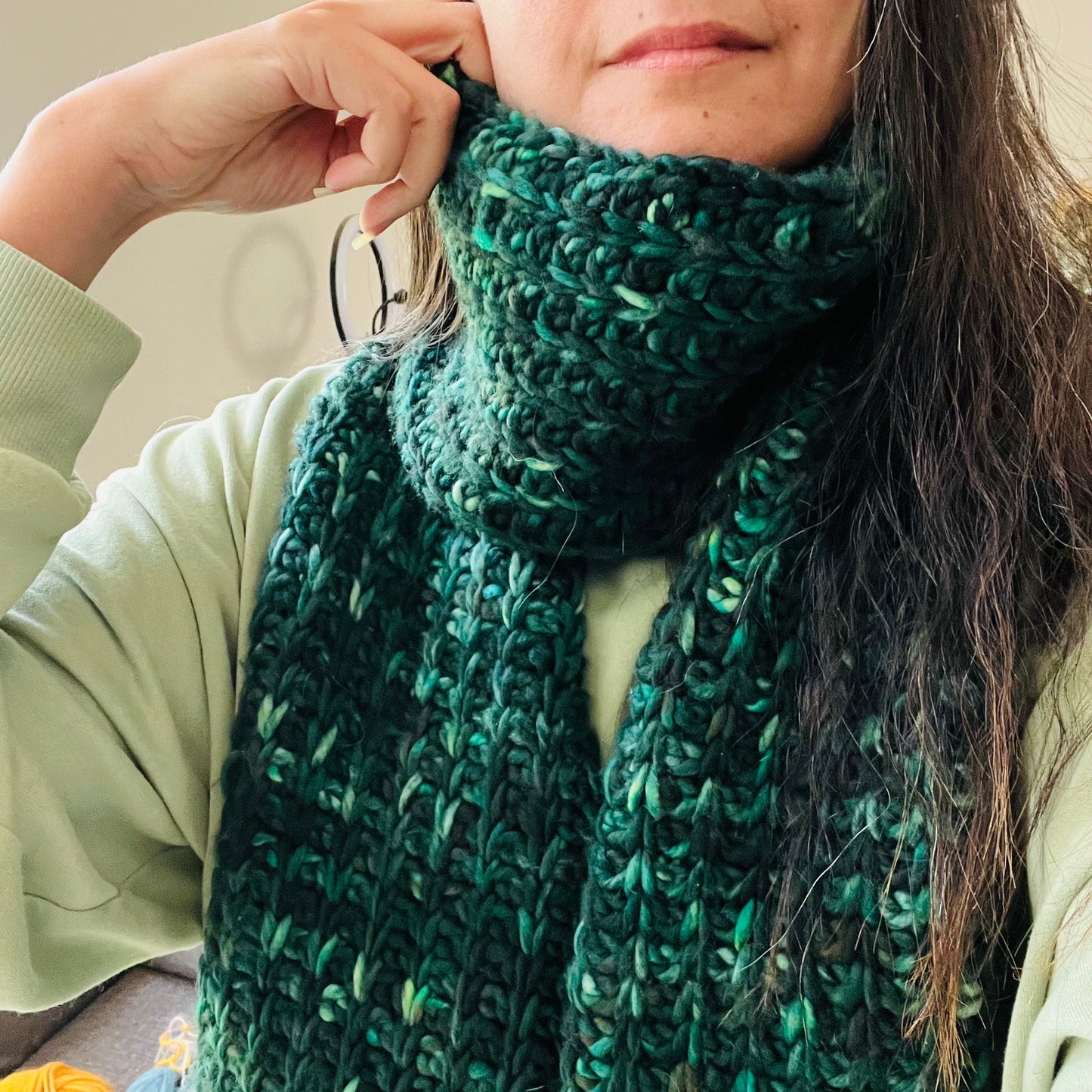 Marigold Scarf Tunisian Crochet Pattern