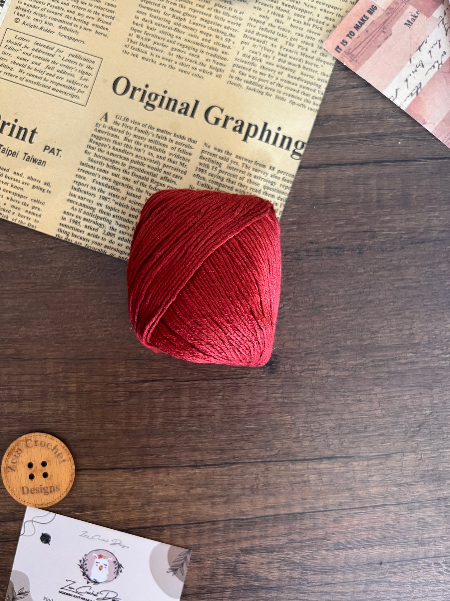 100% Cotton Yarn (fingering)