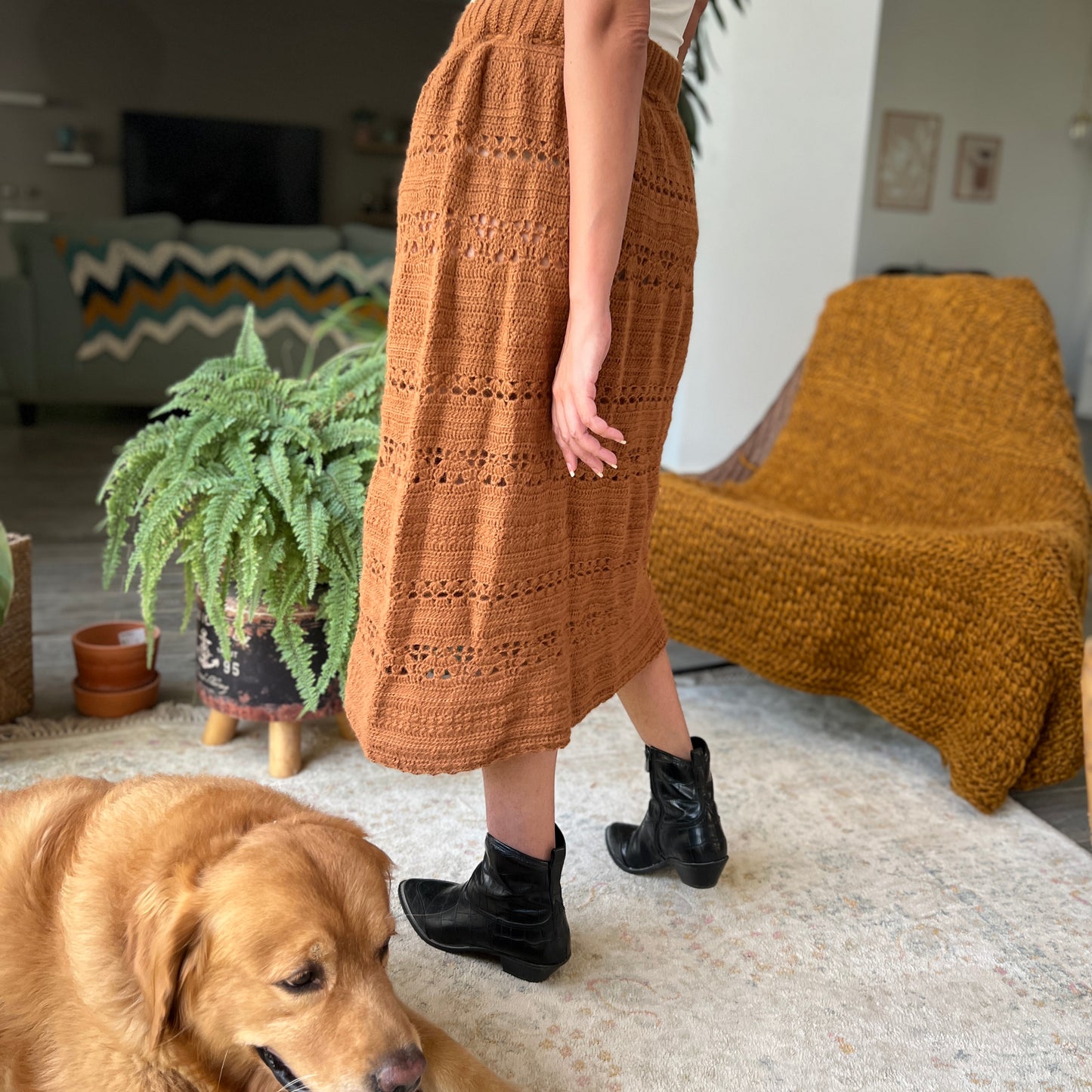 Cinnamon Twist Skirt Crochet Along