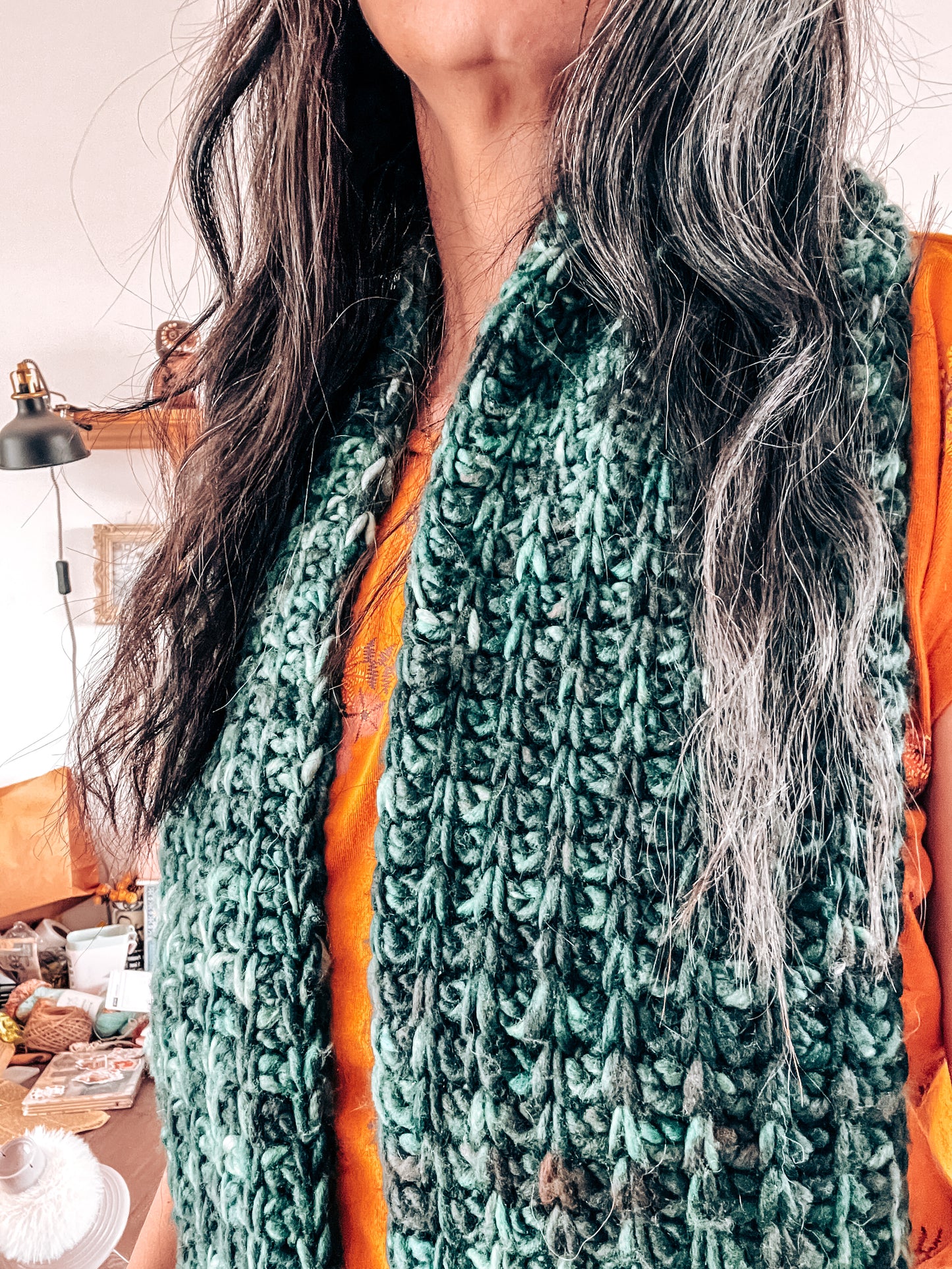 Marigold Scarf Tunisian Crochet Pattern