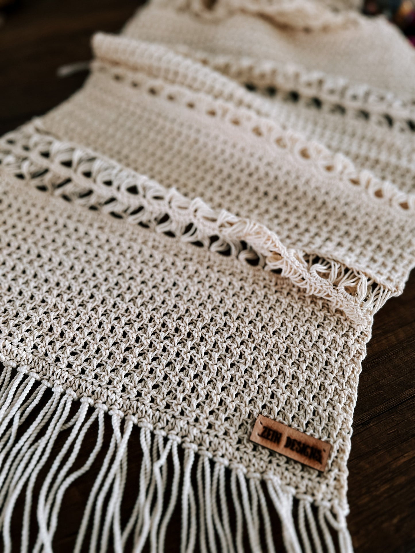 Cotton Stitches Table Runner Crochet kit
