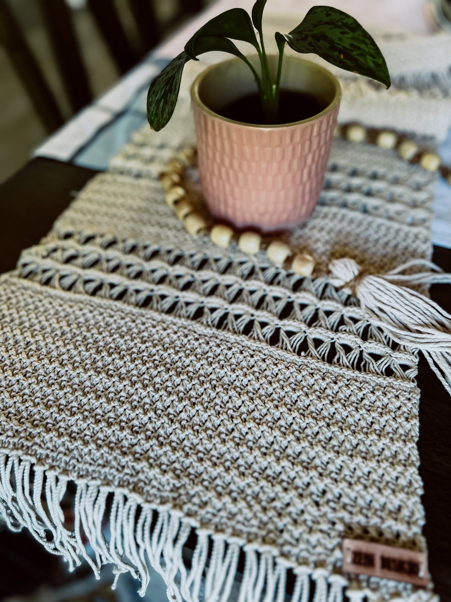 Cotton Stitches Table Runner Crochet kit