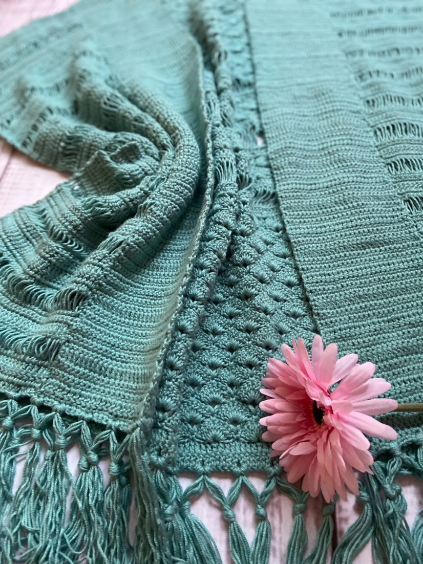 Rusty Cocoa Kimono Crochet Kit