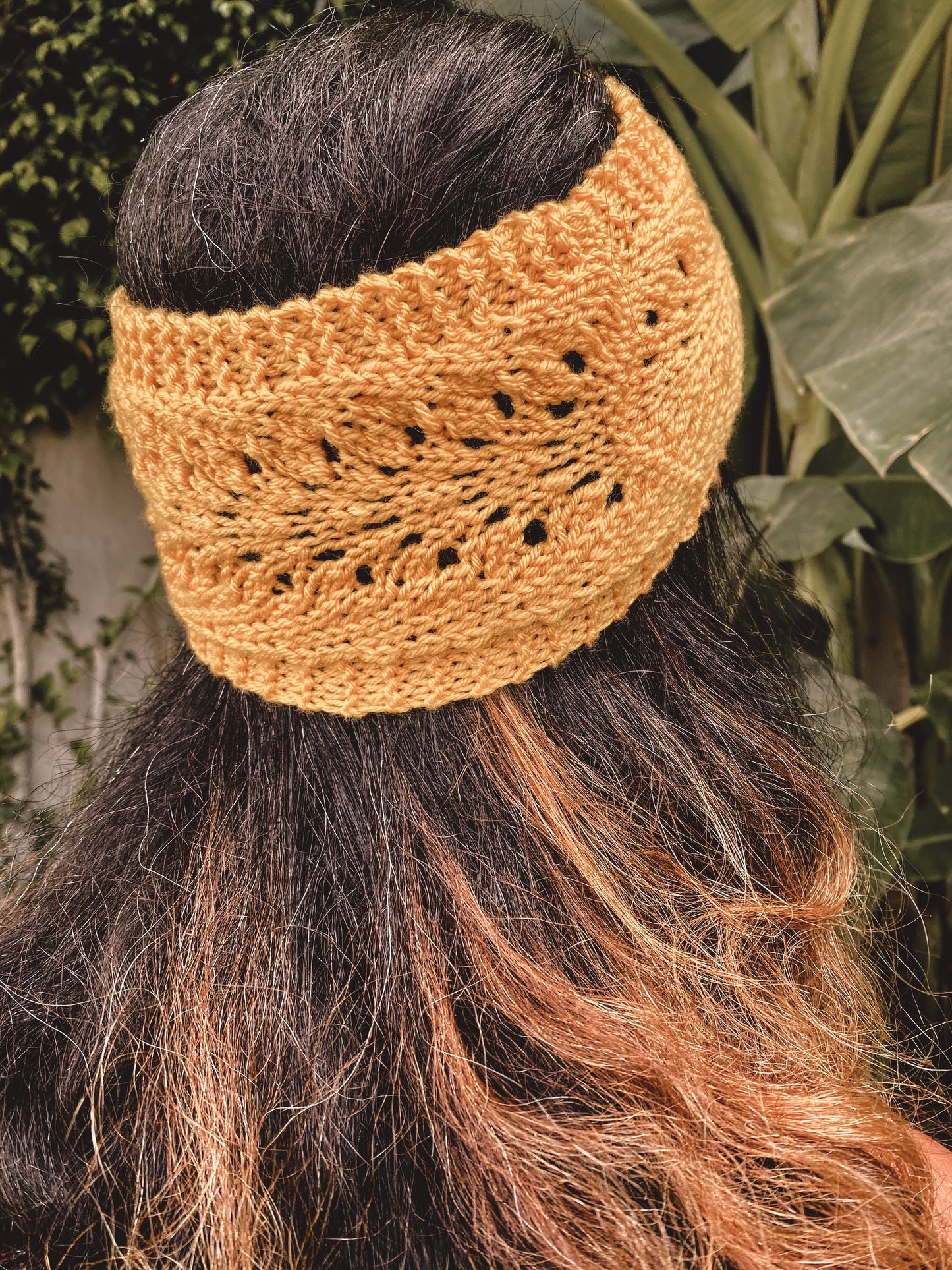 Halo Headband knitting pattern