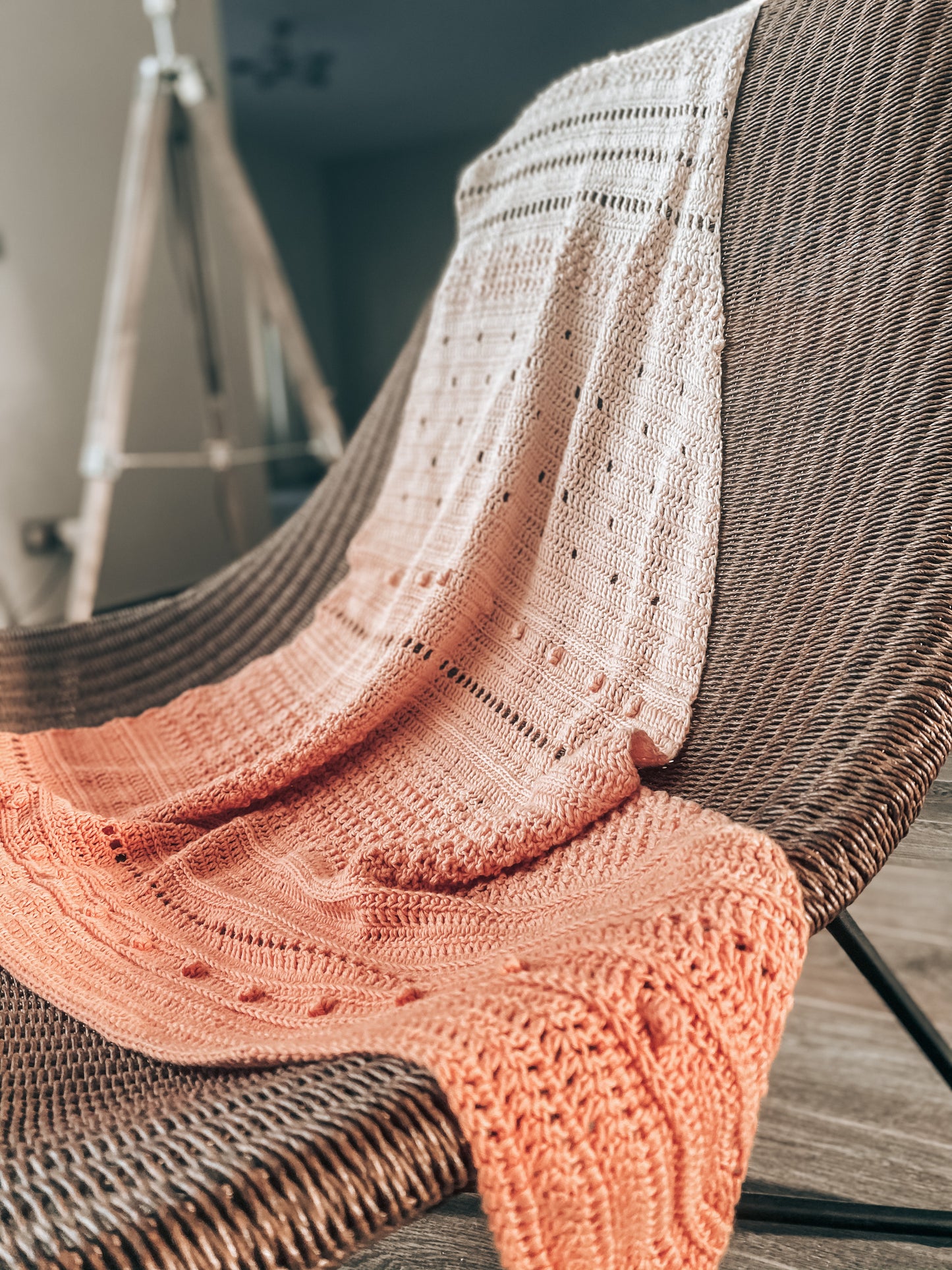 Jasmine Coral Shawl Crochet pattern