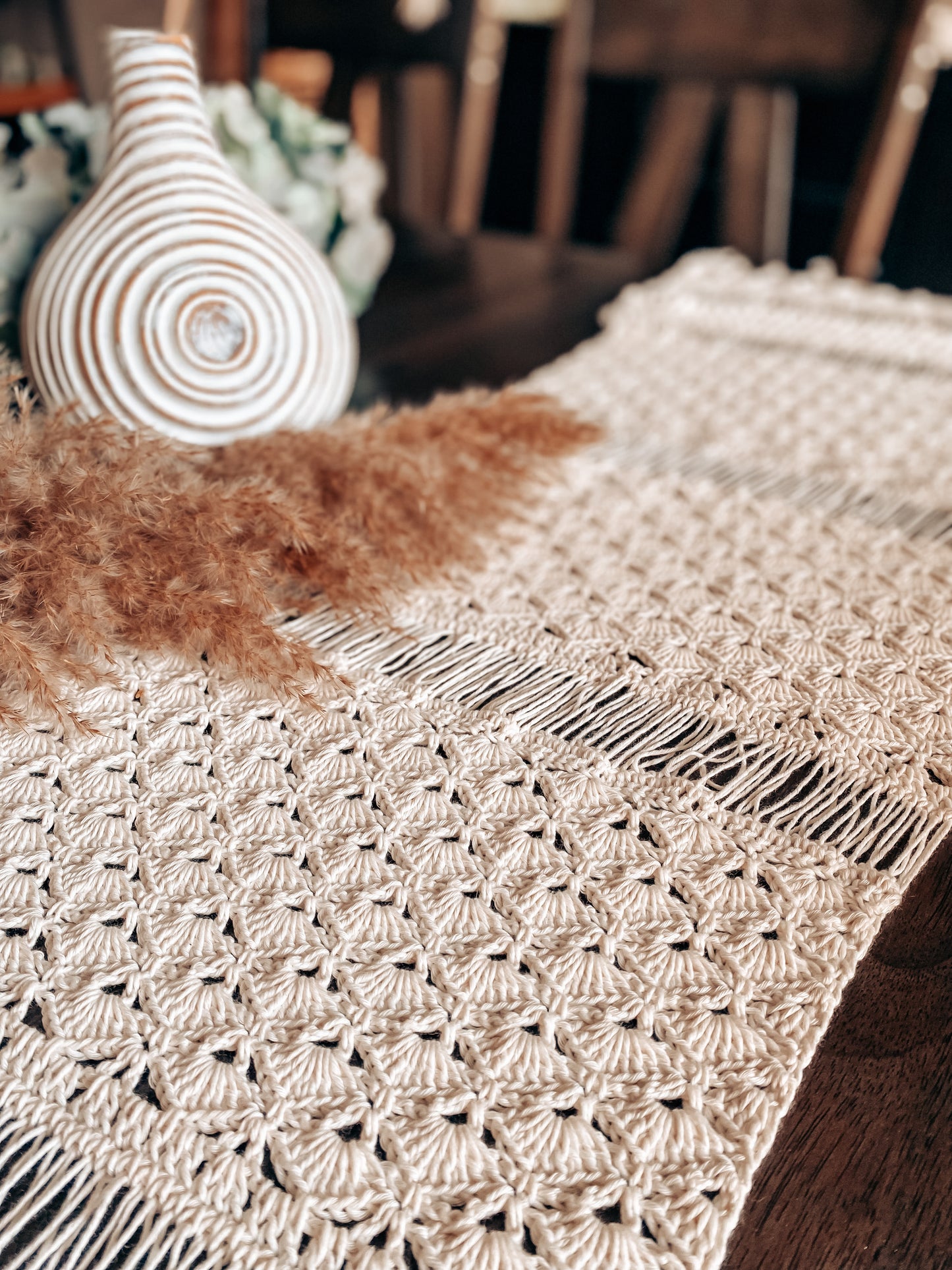 Woodstock Table Runner Crochet pattern