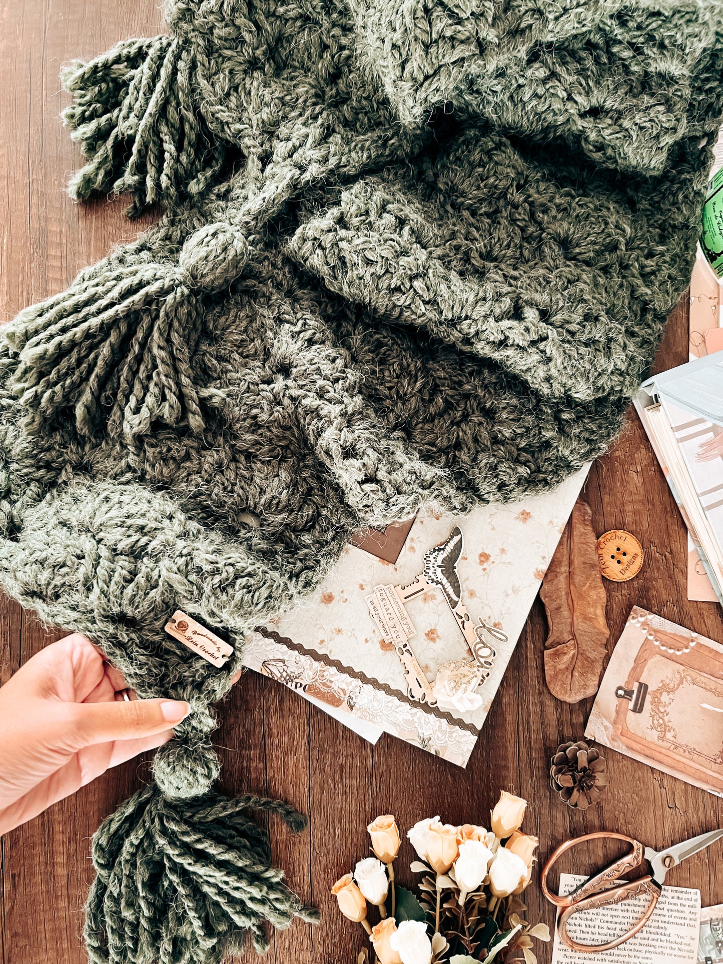 The Fluffy Scarf Crochet Kit