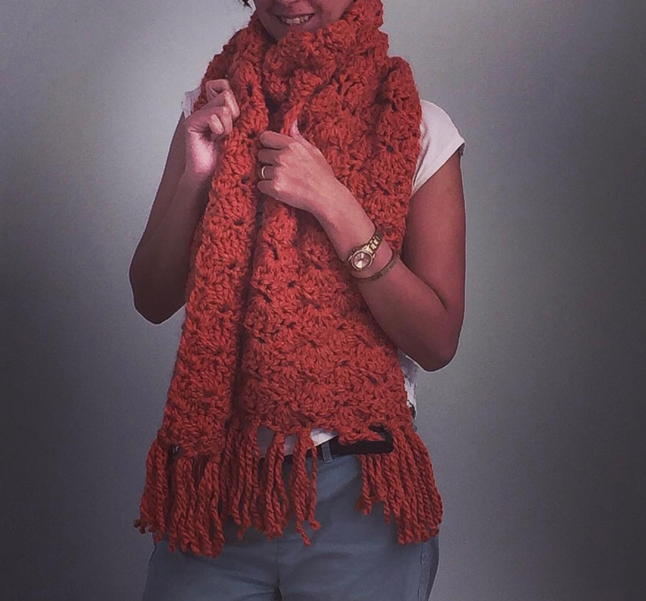 The Fluffy Scarf Crochet Kit