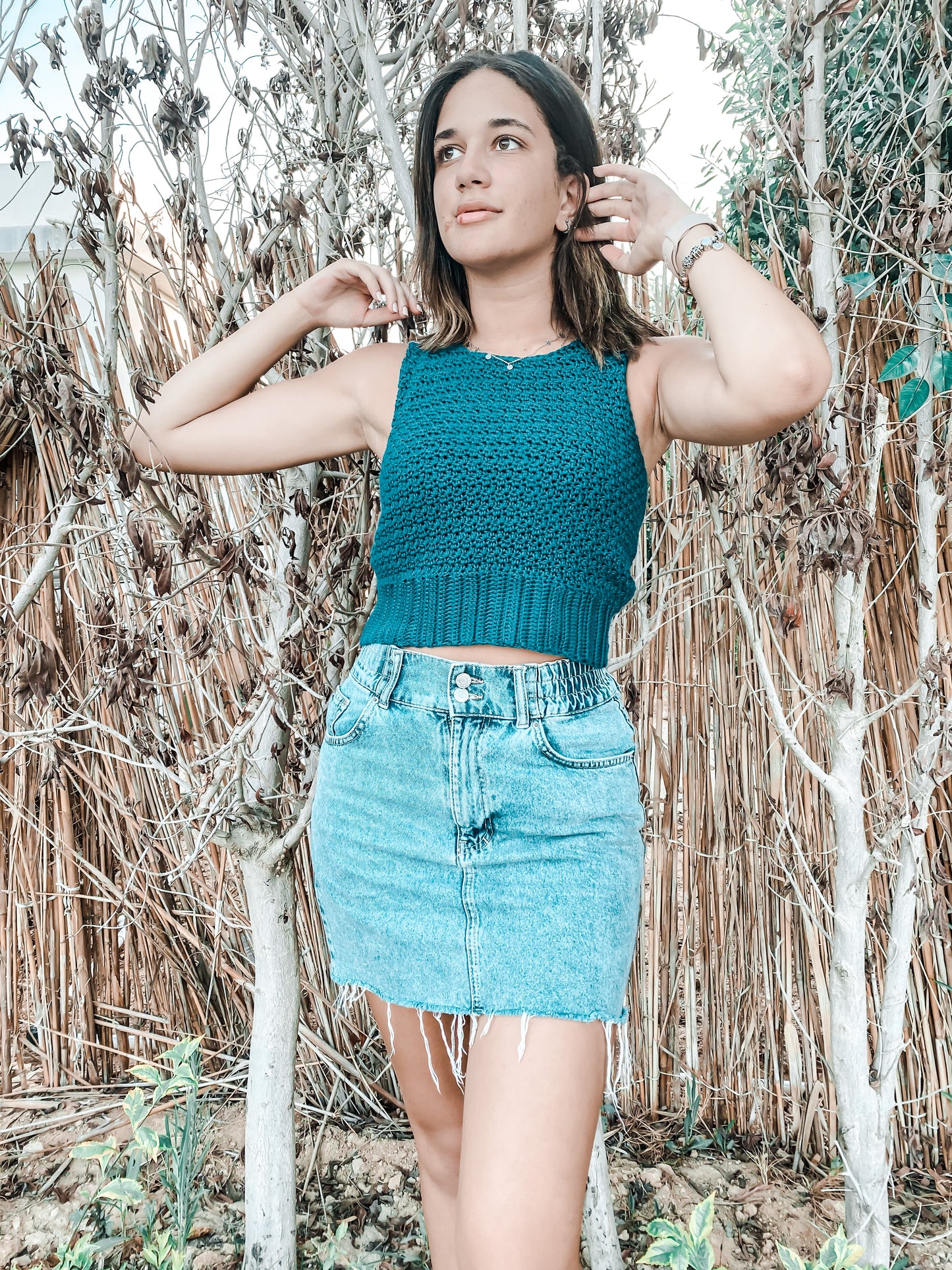 Hawaiian Breeze Summer Top Crochet Pattern نسخة عربي