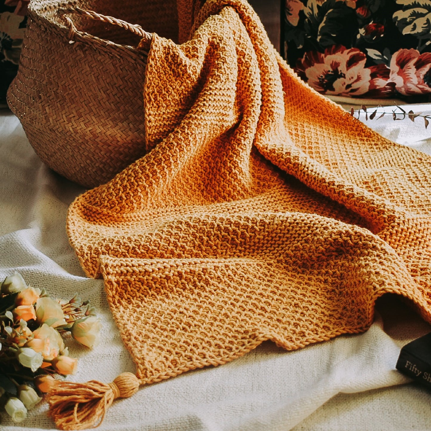 Tunisian Crochet afghan - The vintage Tunisian Afghan pattern by Zein Crochet Designs