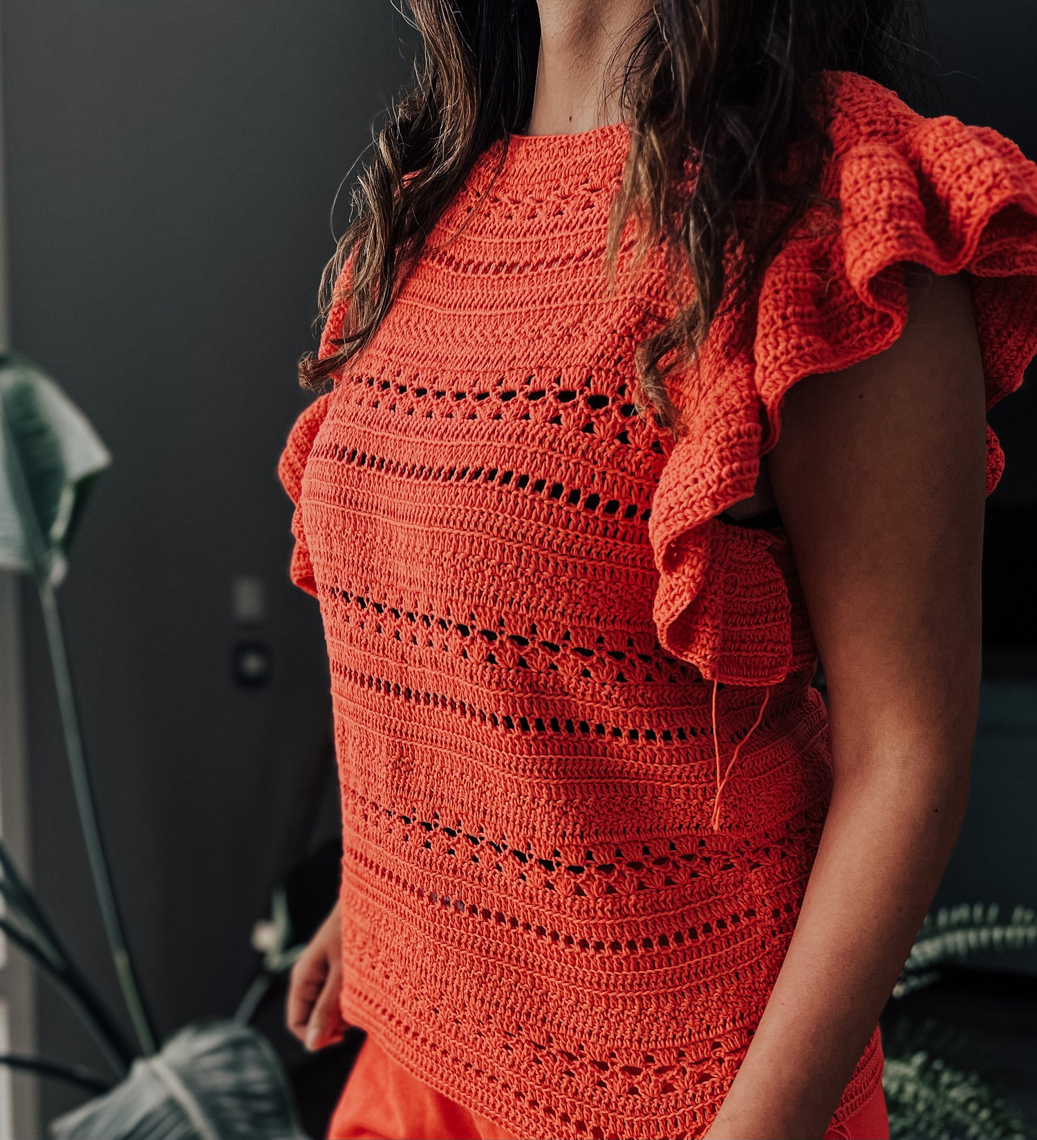 Ruffles Waffles Top Crochet pattern – Zein Crochet Designs