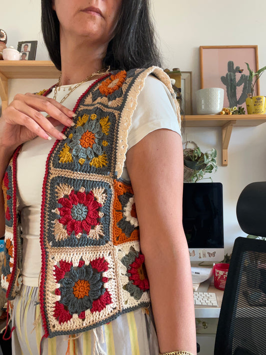 The Statement Vest Crochet pattern