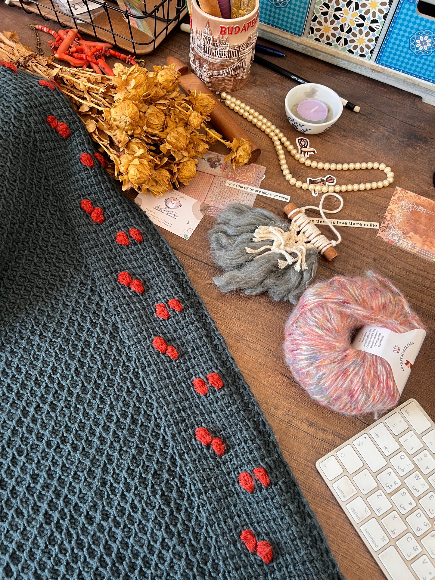Tunisian Crochet Class for beginners April (In Studio)