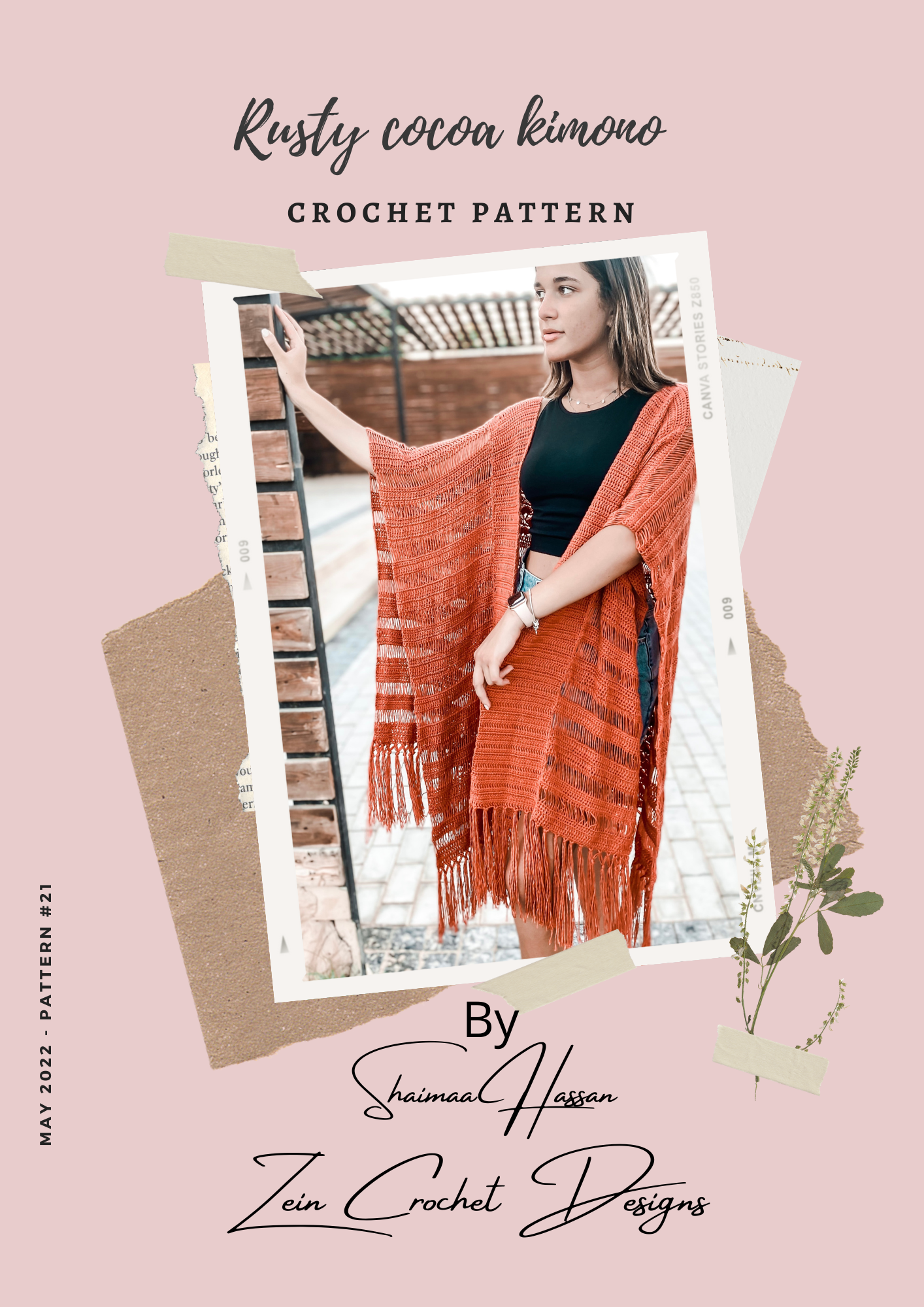 Rusty Cocoa Kimono Crochet Pattern