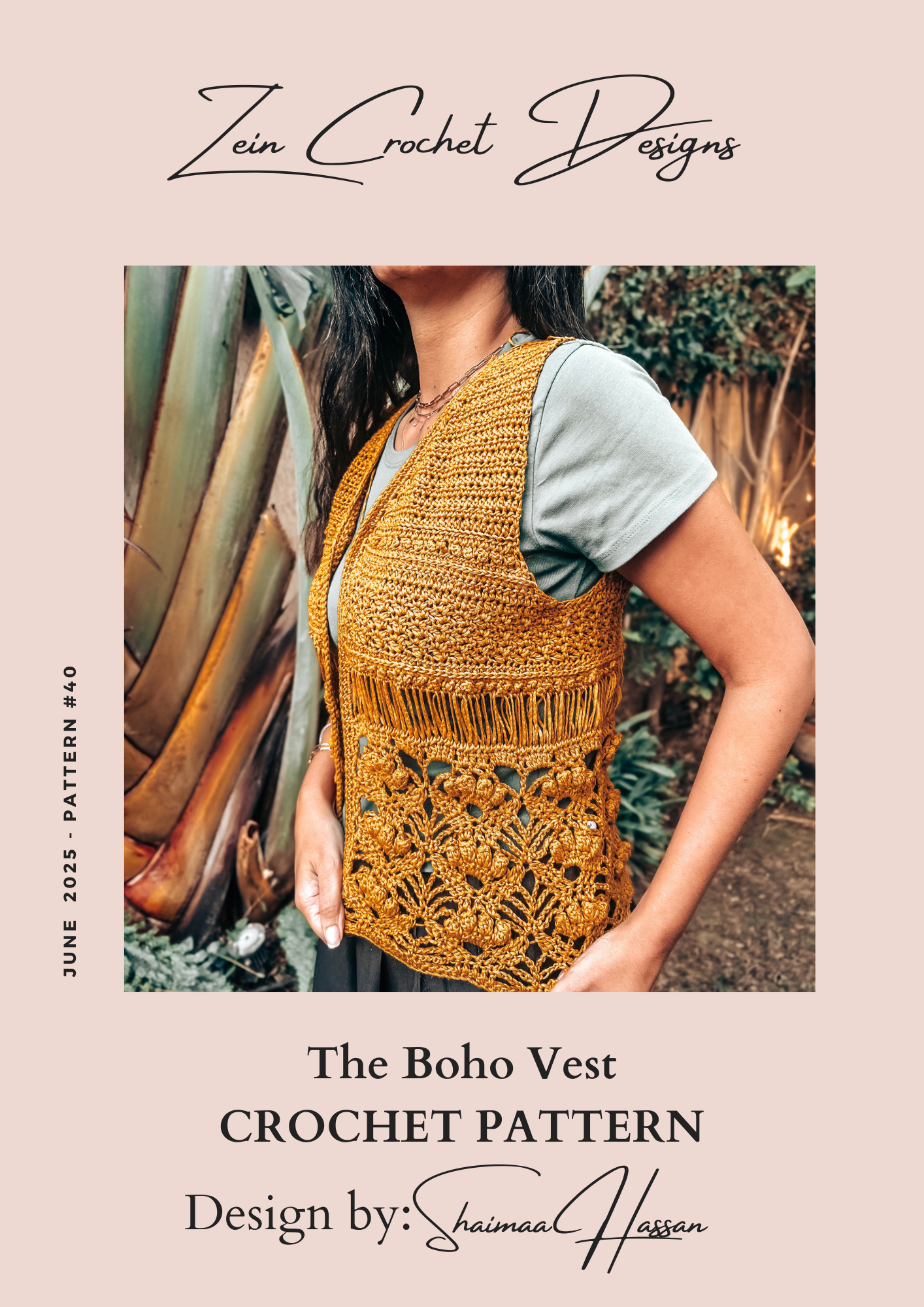 Boho Vest Crochet Pattern
