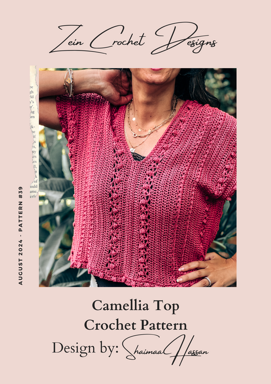 Camellia Top Crochet pattern