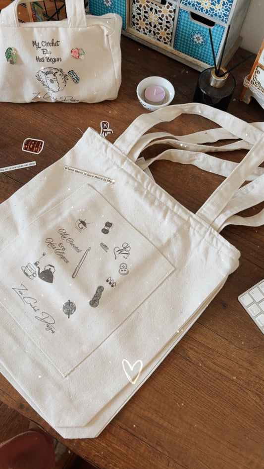 My crochet Era Has BegunTote Bag