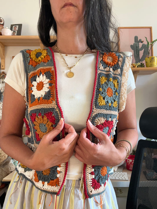 The Statement Vest Crochet pattern