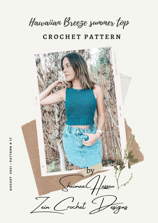 Hawaiian Breeze Summer Top Crochet Pattern
