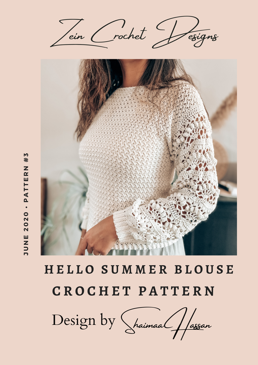 Hello Summer Blouse Crochet pattern
