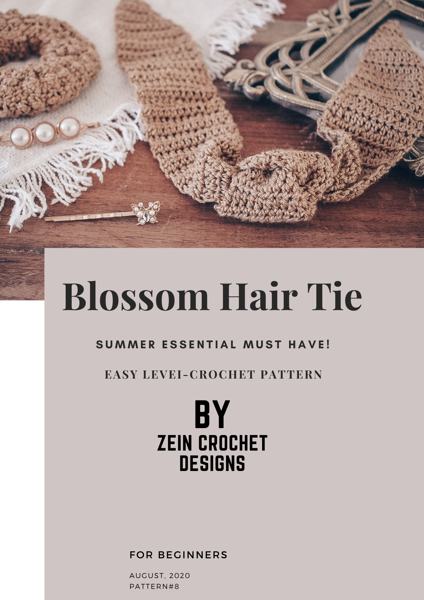 Blossom Hair Tie (FREE PATTERN)