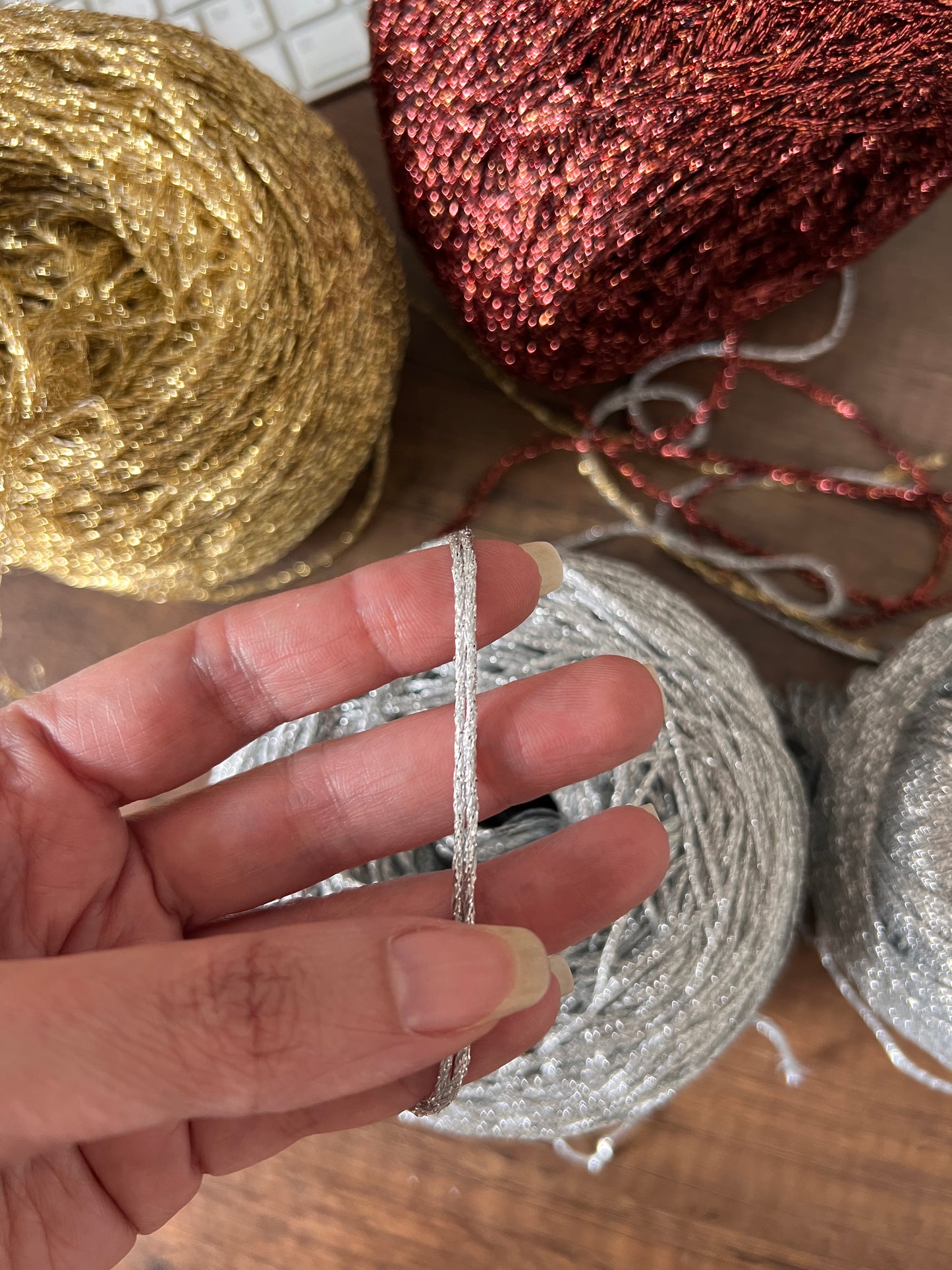 Sparkle Metallic Shiny Yarn