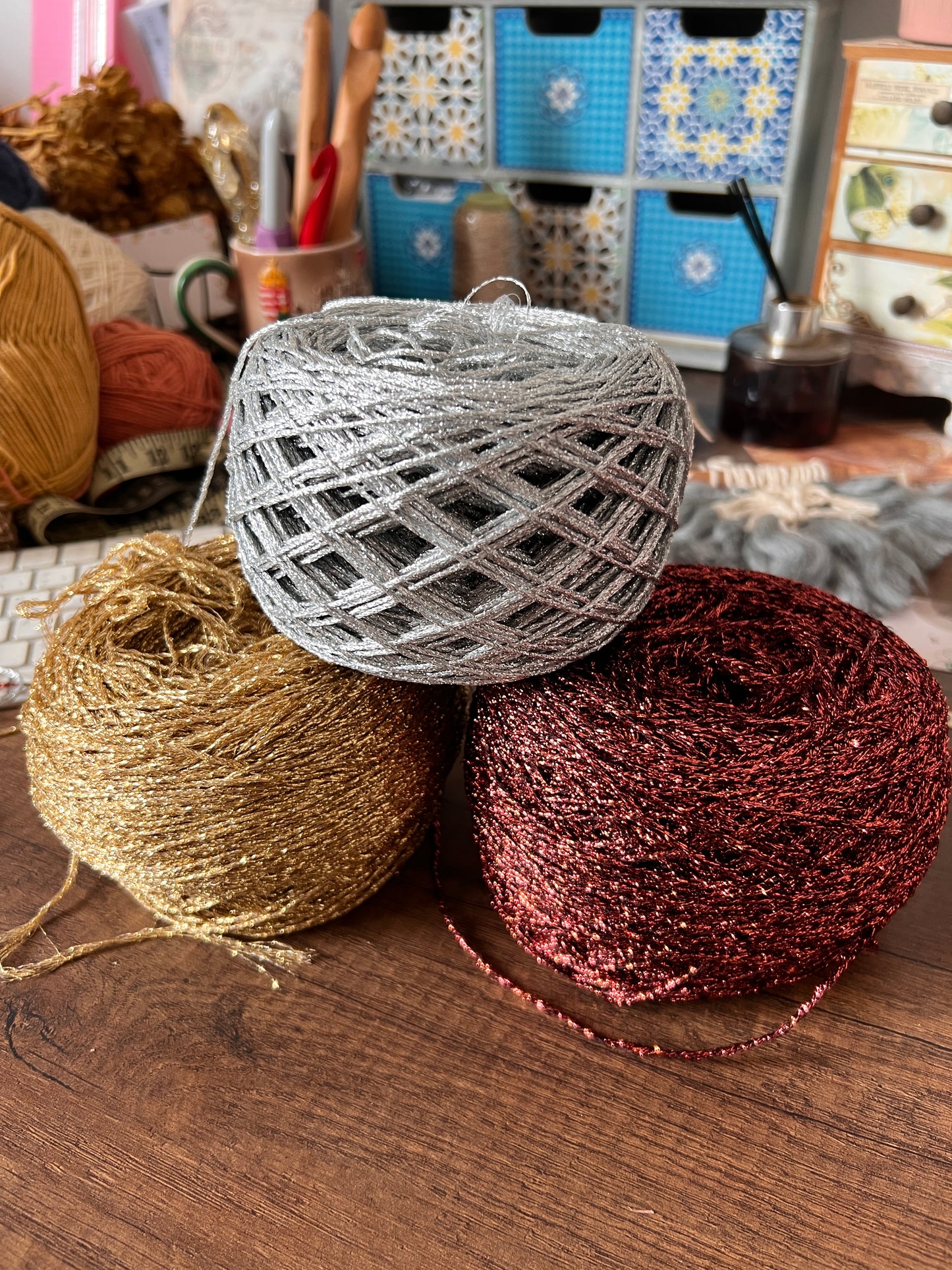 Sparkle Metallic Shiny Yarn