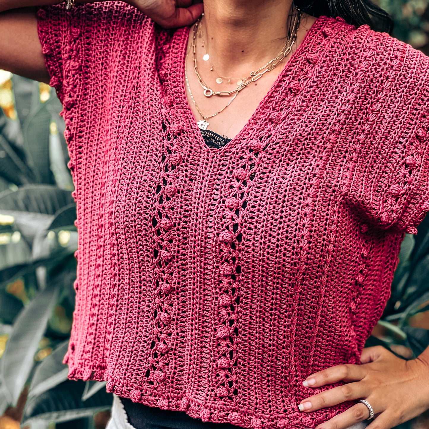 Camellia Top Crochet pattern