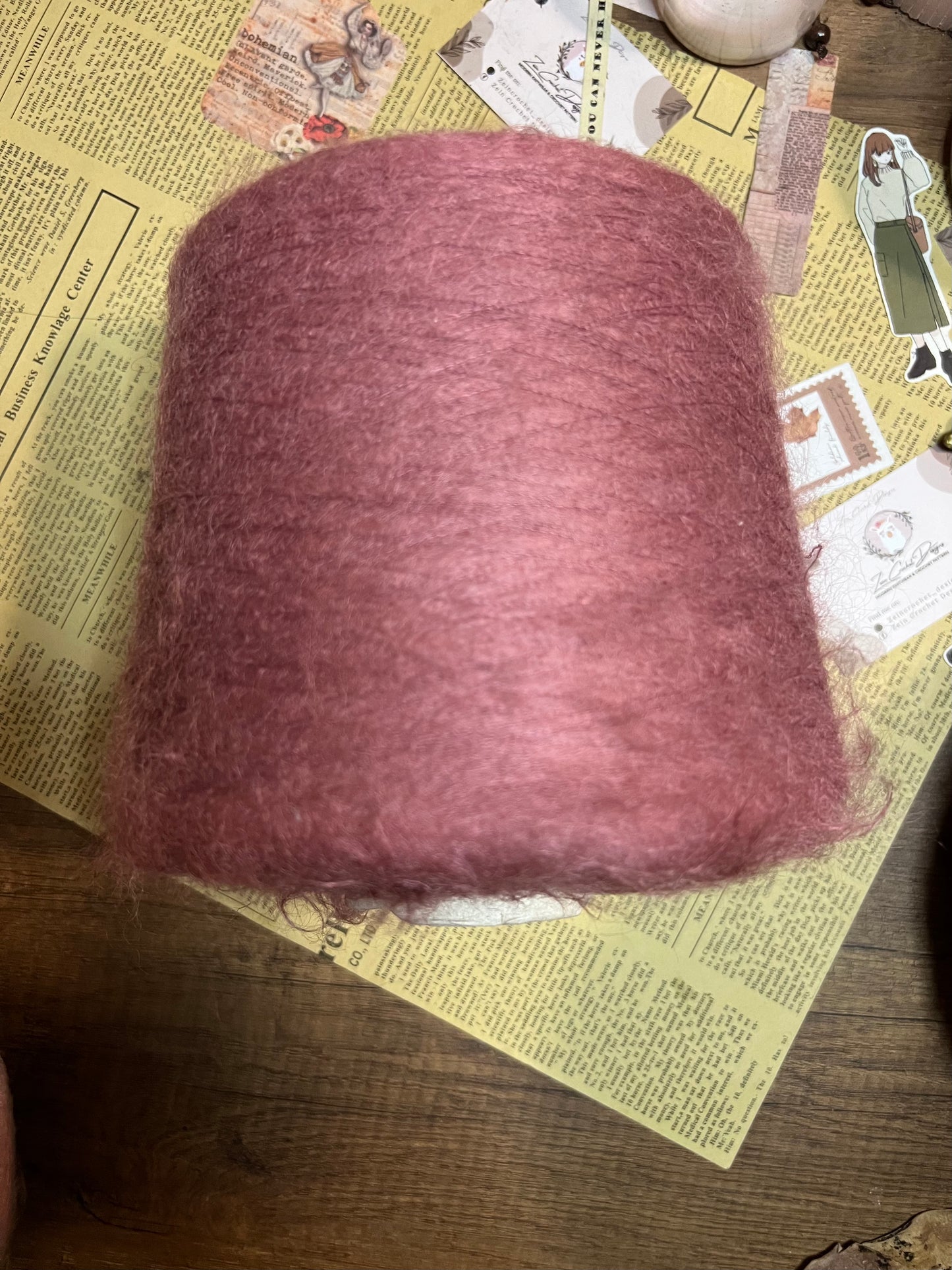 Mohair yarn