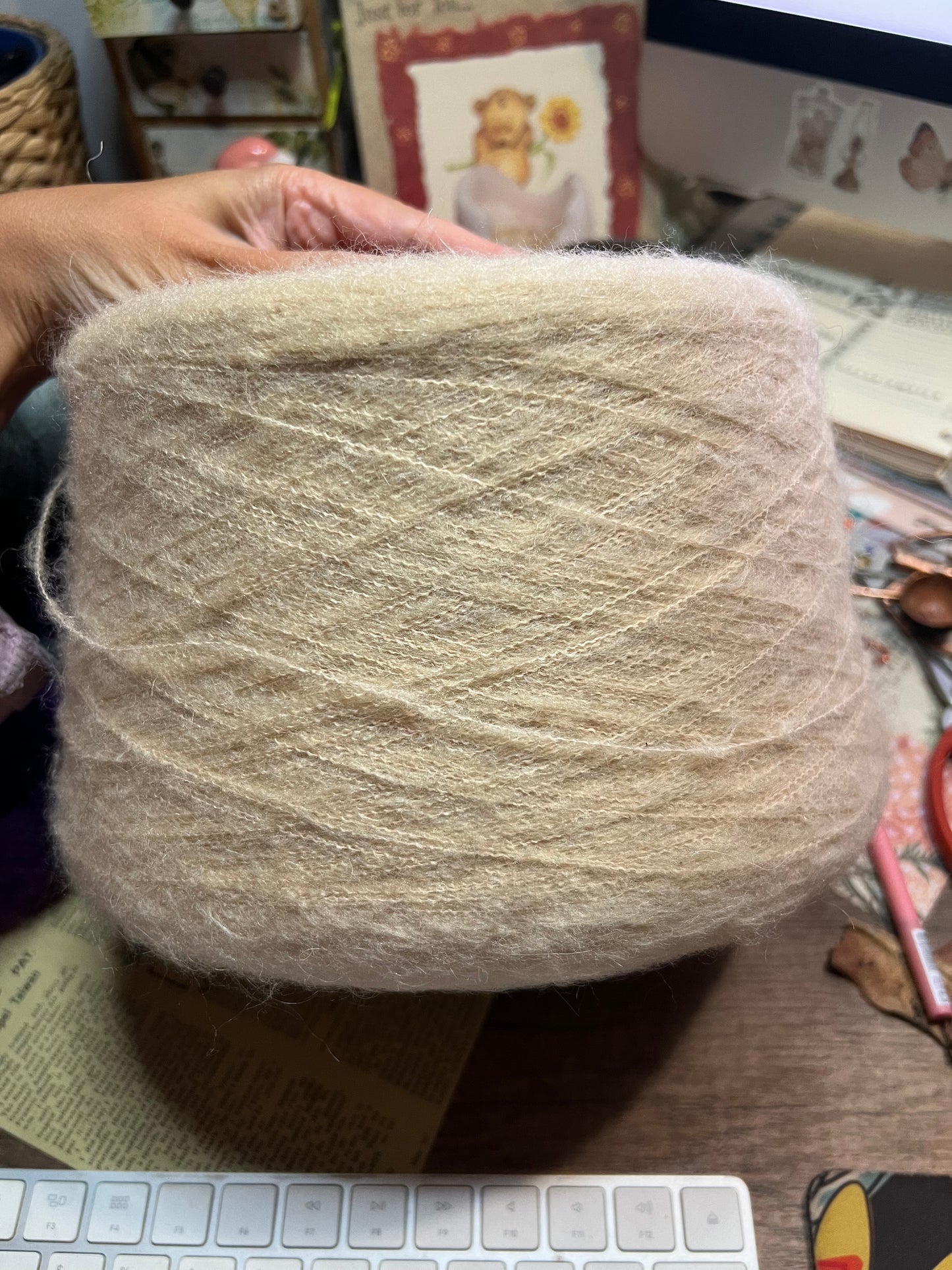 Mohair yarn