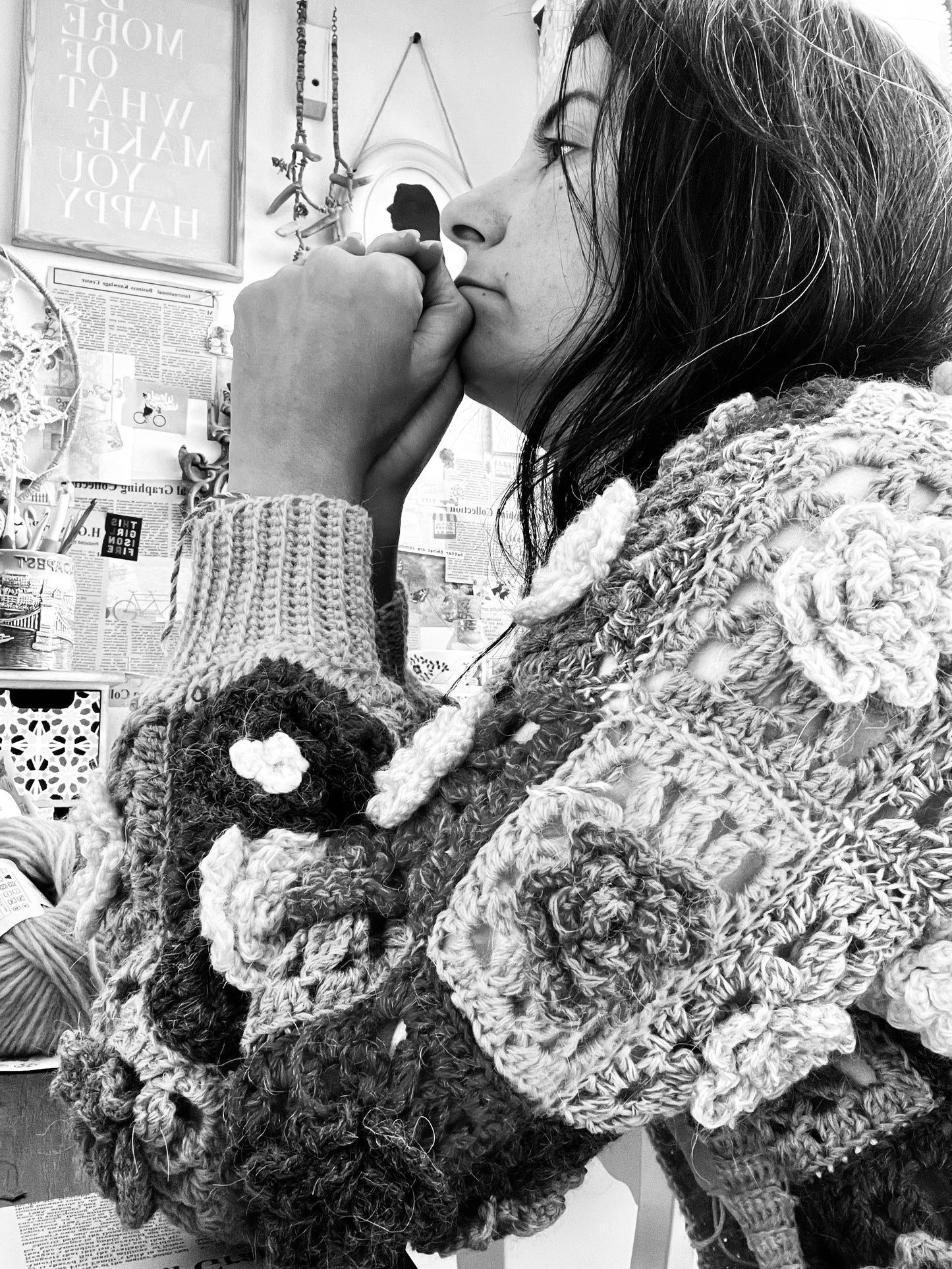 Rust & Roses Cardigan Crochet pattern (Exclusive CAL) Discord Subscription only