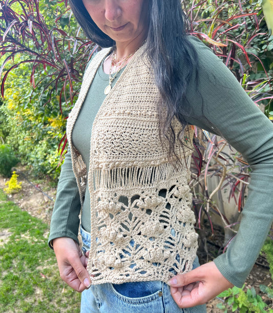 The Boho Vest Crochet Pattern