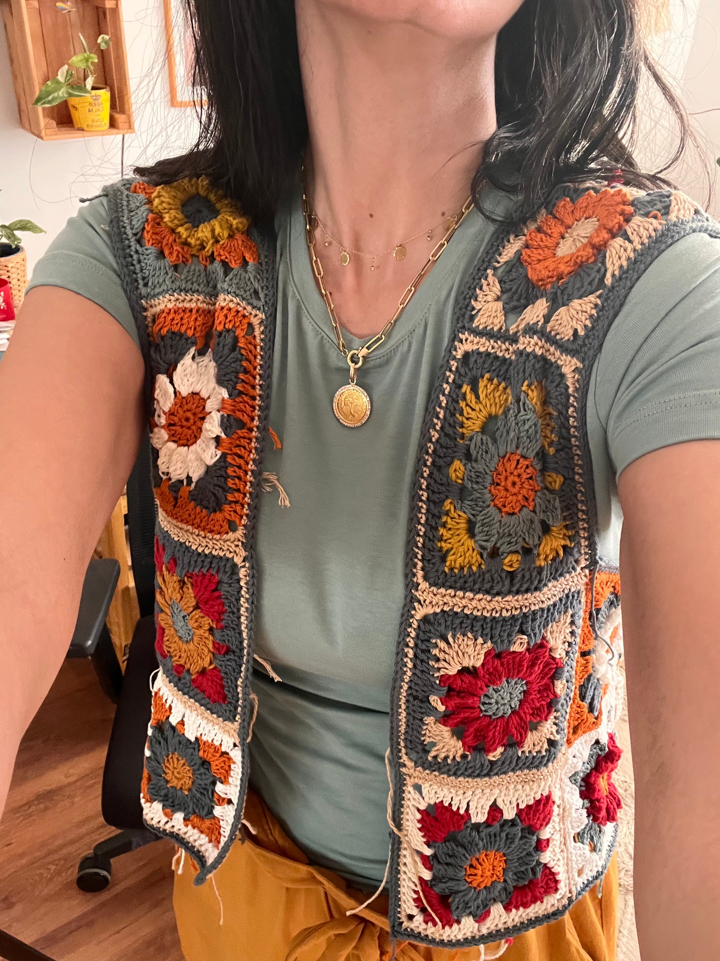The Statement Vest Crochet pattern