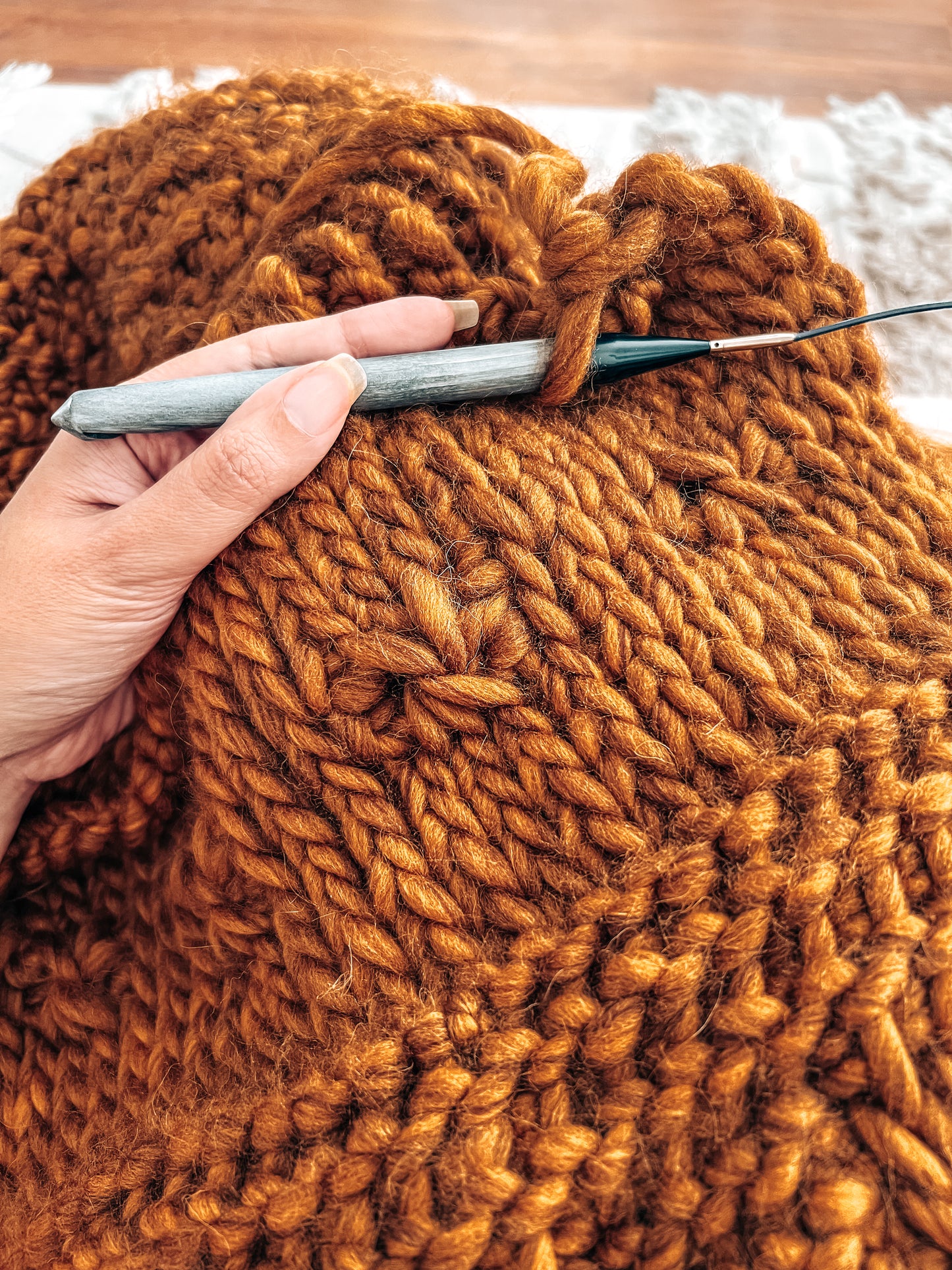 🧶 Tunisian Crochet Class April (ONLINE)