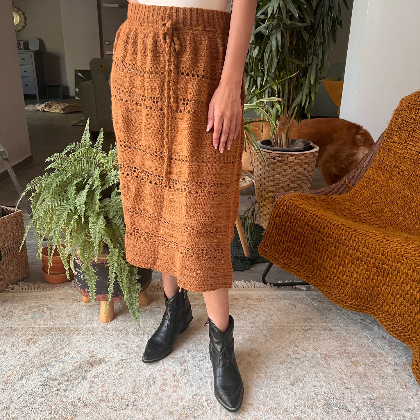 Cinnamon Twist Skirt Crochet Along
