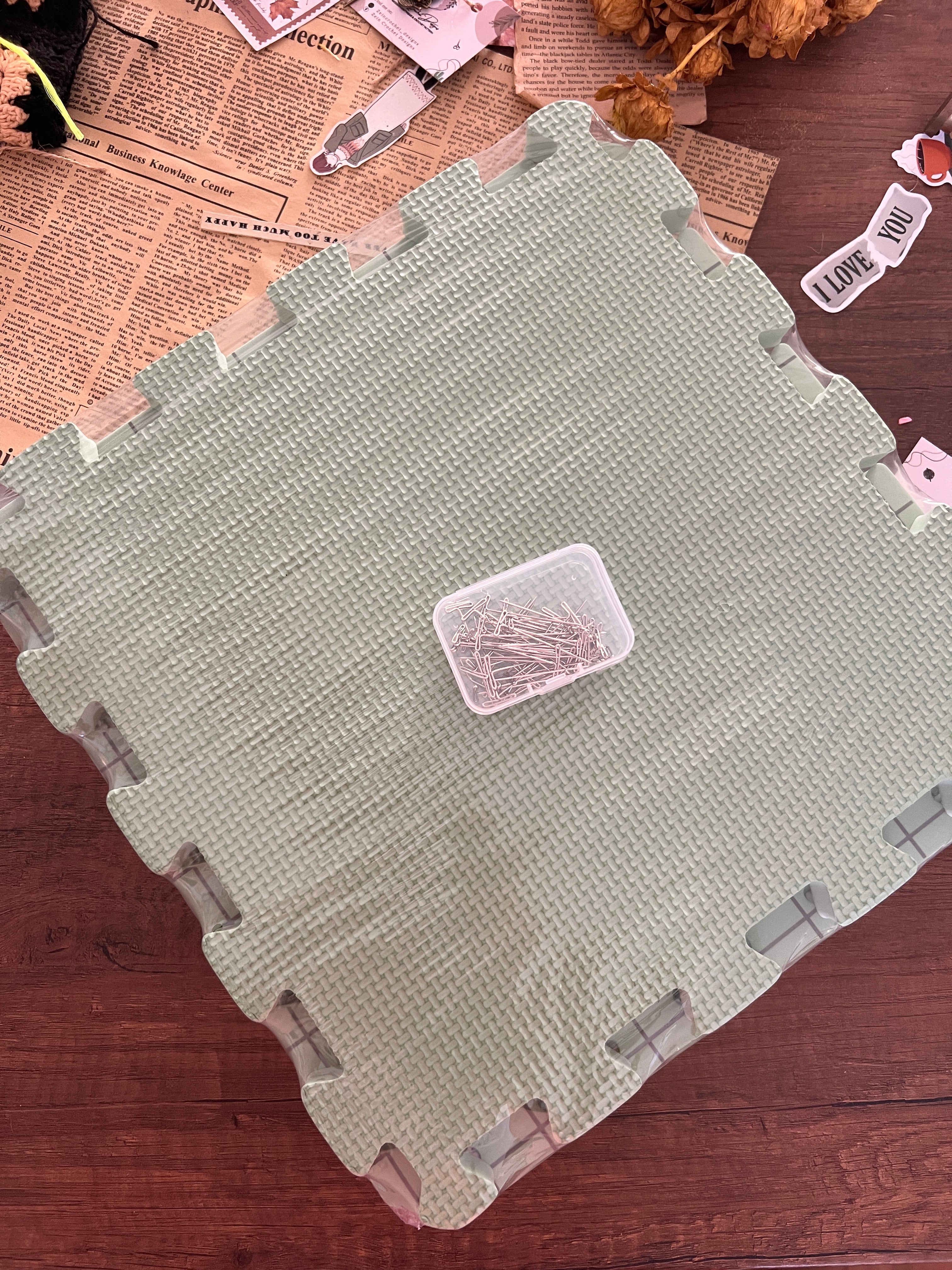 Pink Blocking Mat Blocking Mat – Zein Crochet Designs