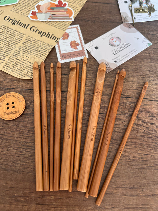 Bamboo Crochet Hooks