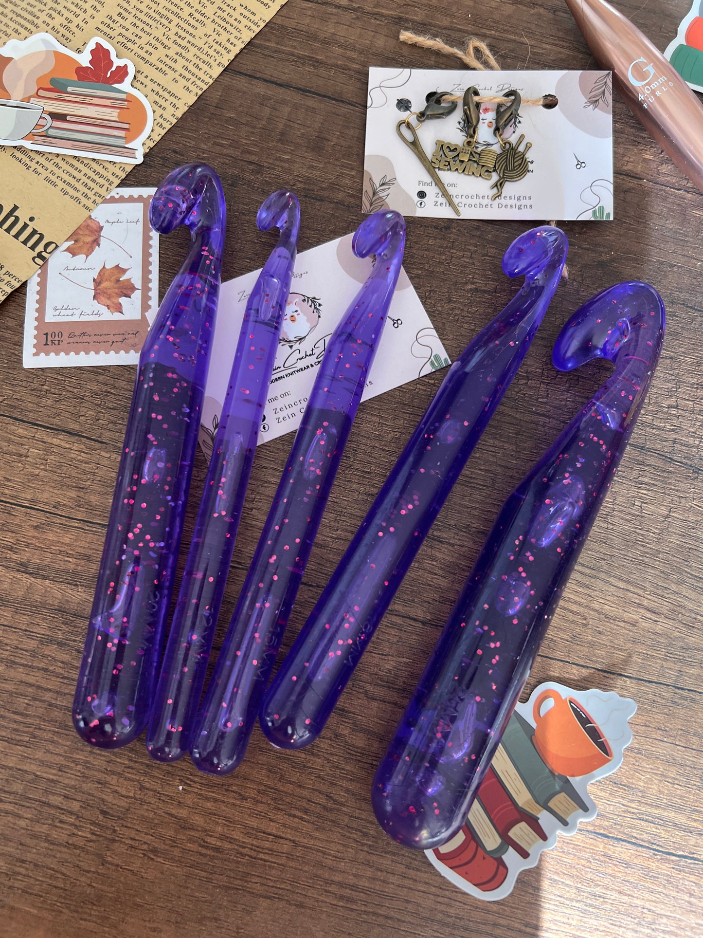 Purple Crochet Hooks