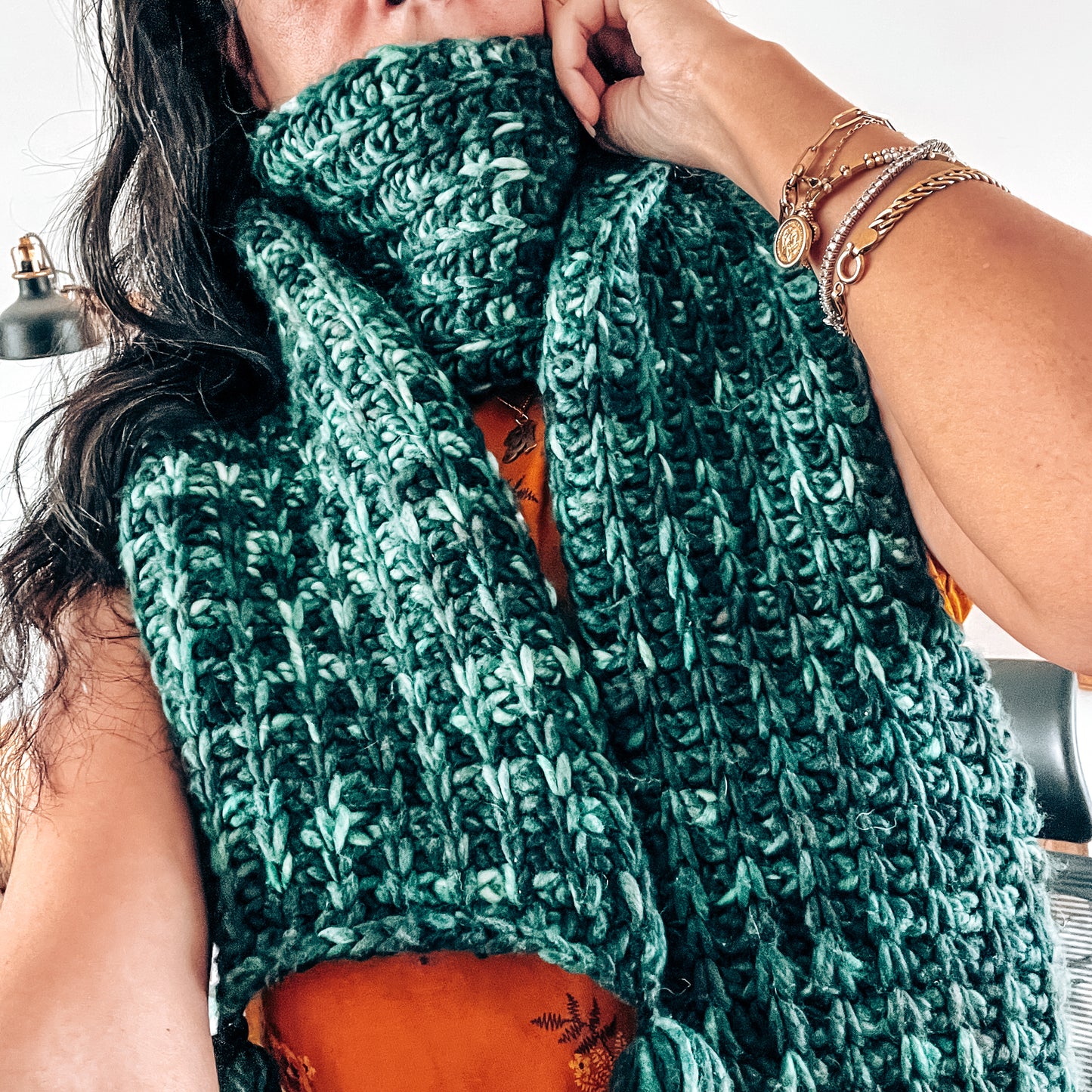 Marigold Scarf Tunisian Crochet Pattern
