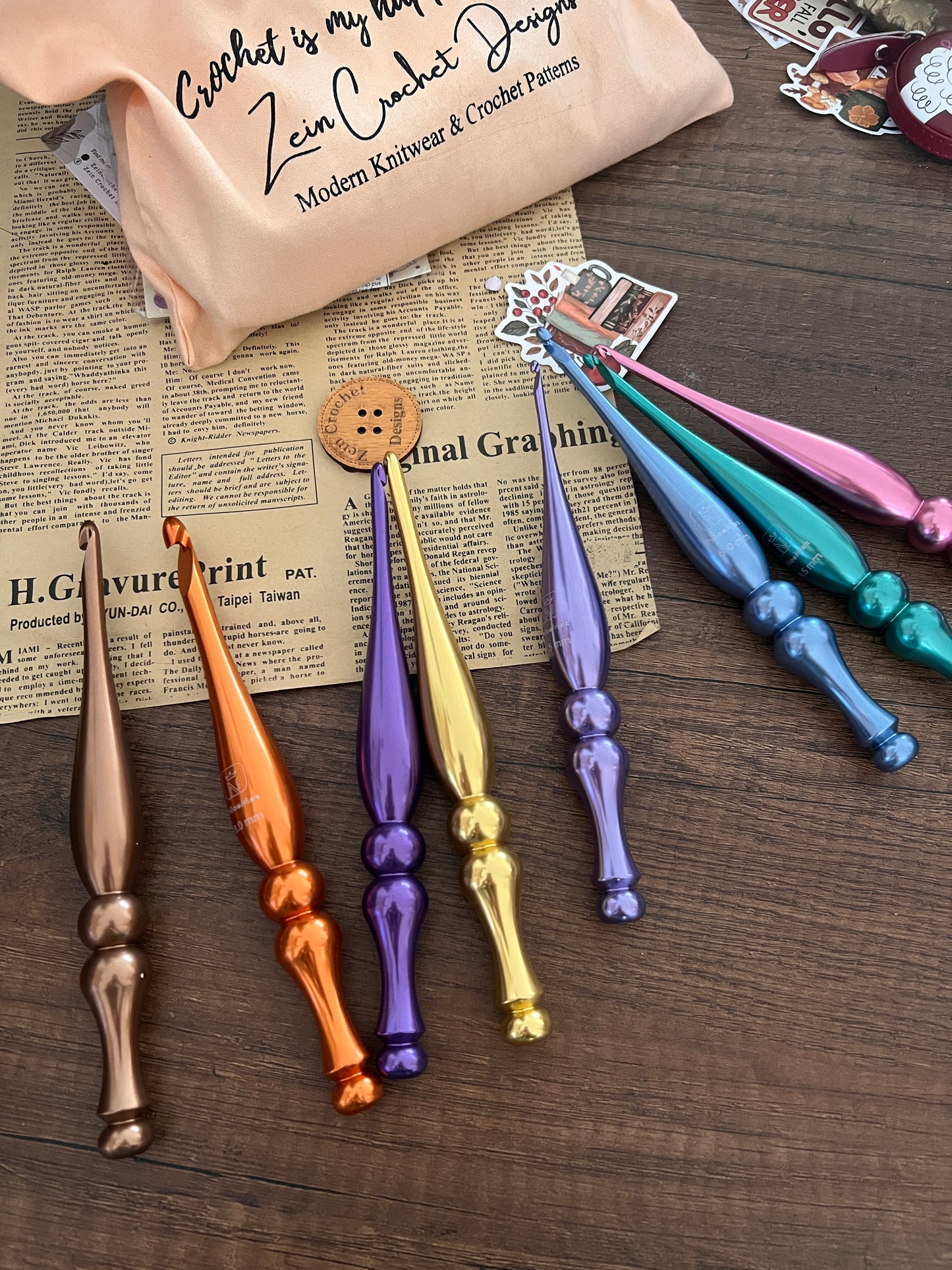 Classic style Aluminium Crochet Hook