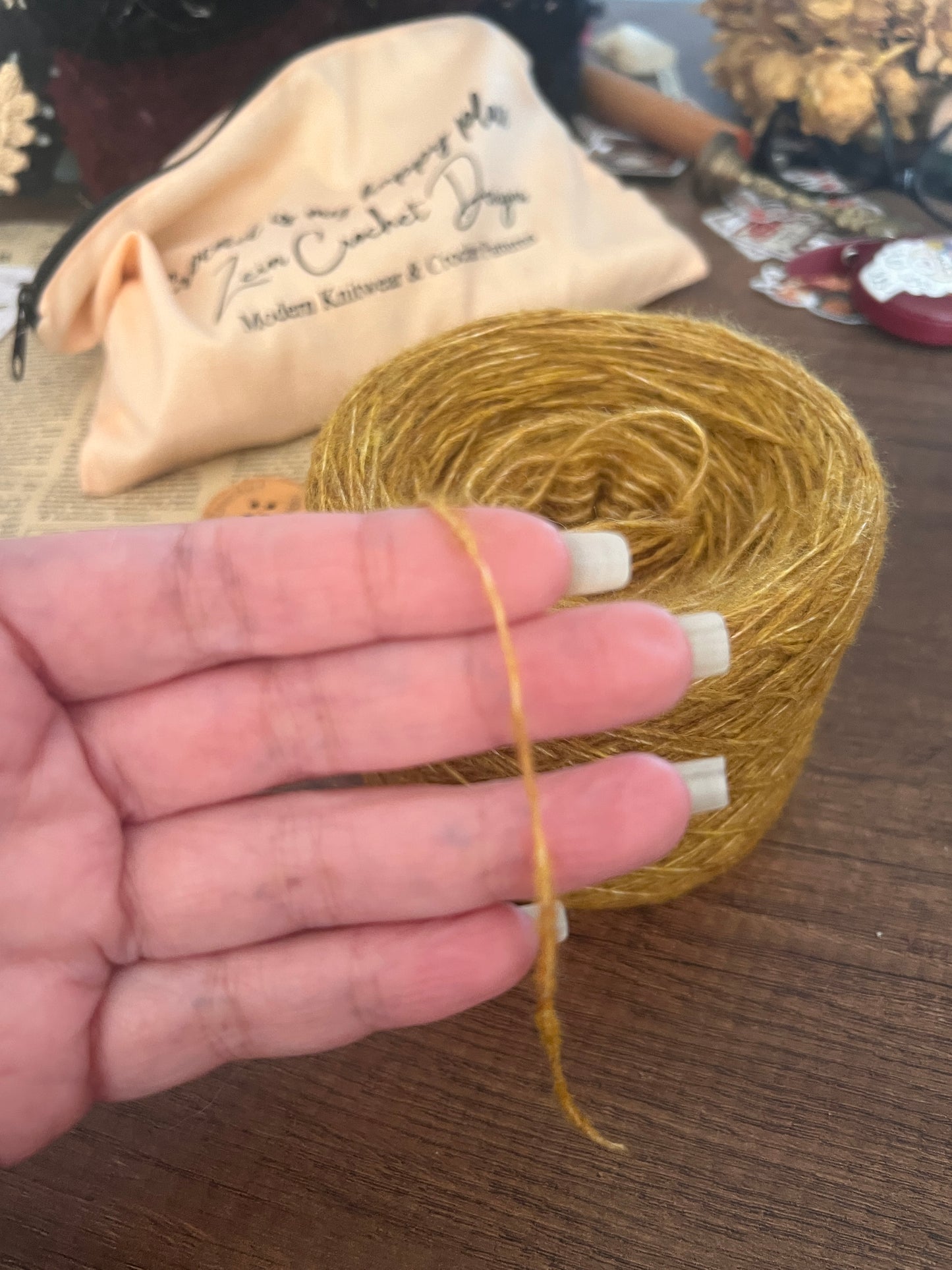 Mohair Yarn (fingering)