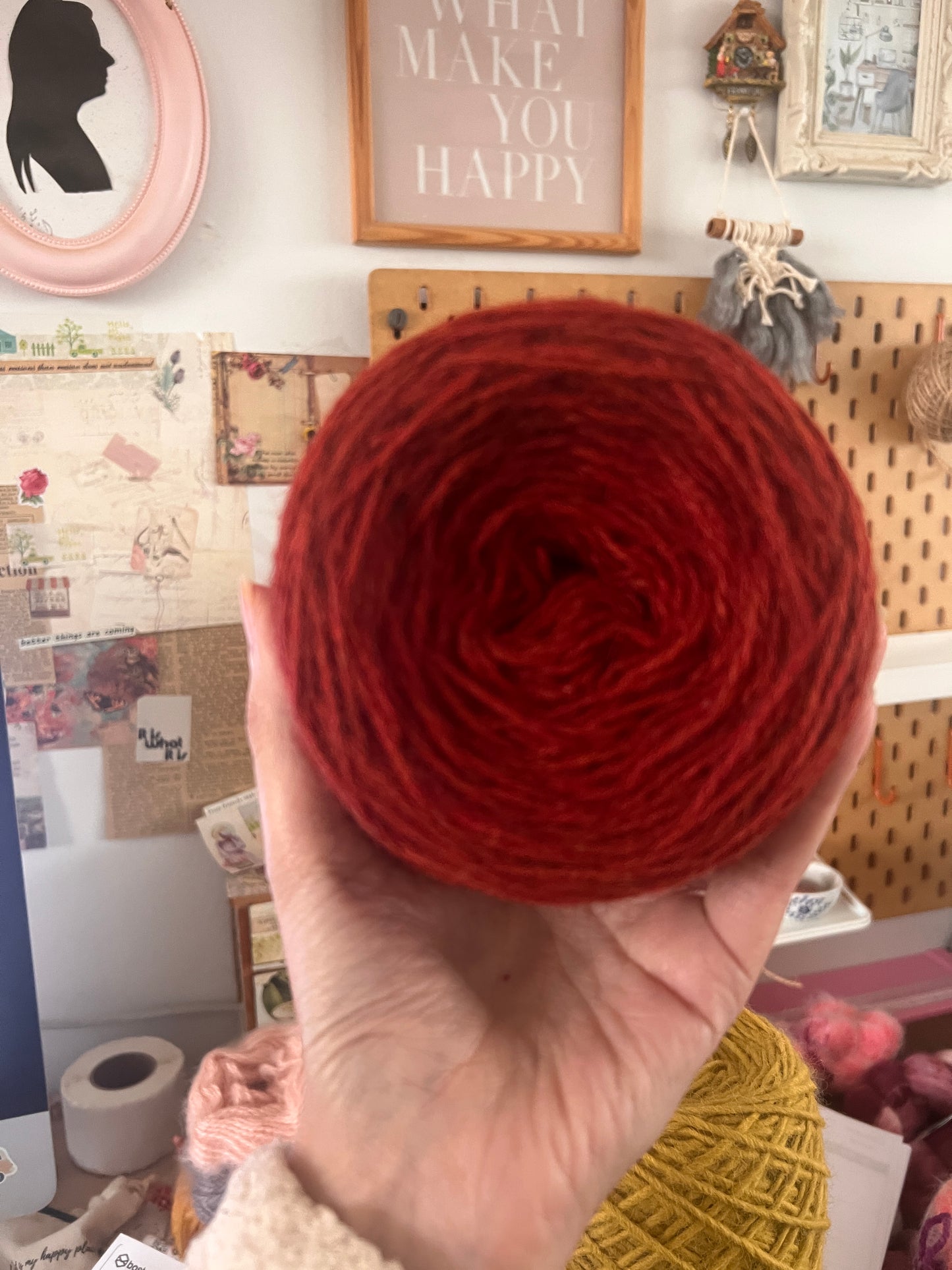 Wool yarn