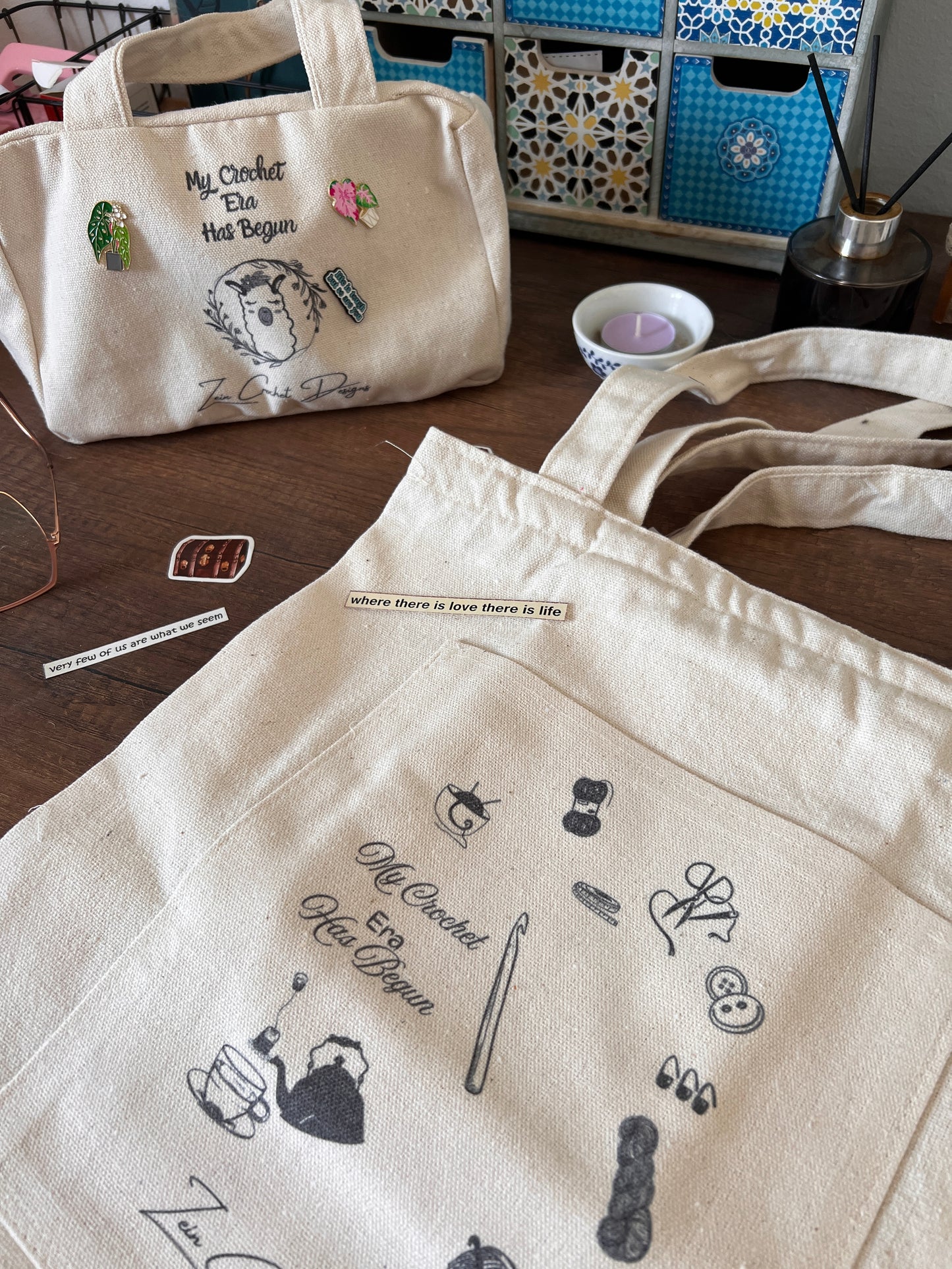 My crochet Era Has BegunTote Bag