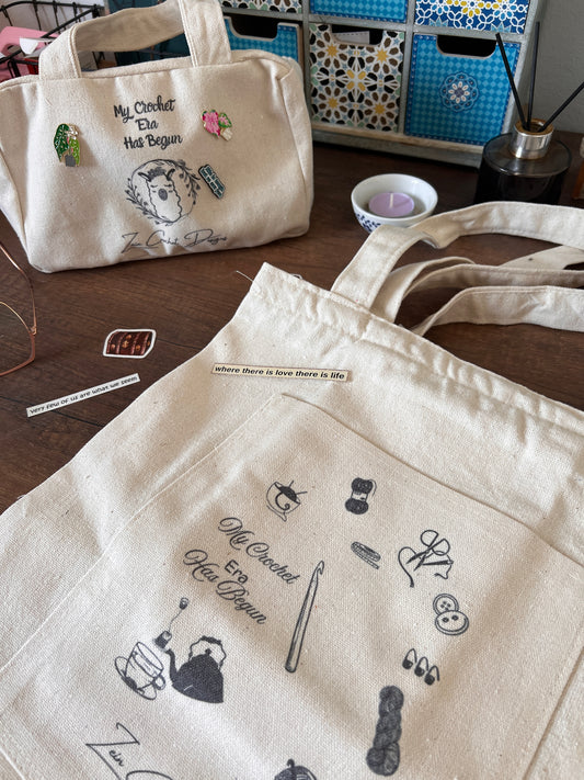 My crochet Era Has BegunTote Bag