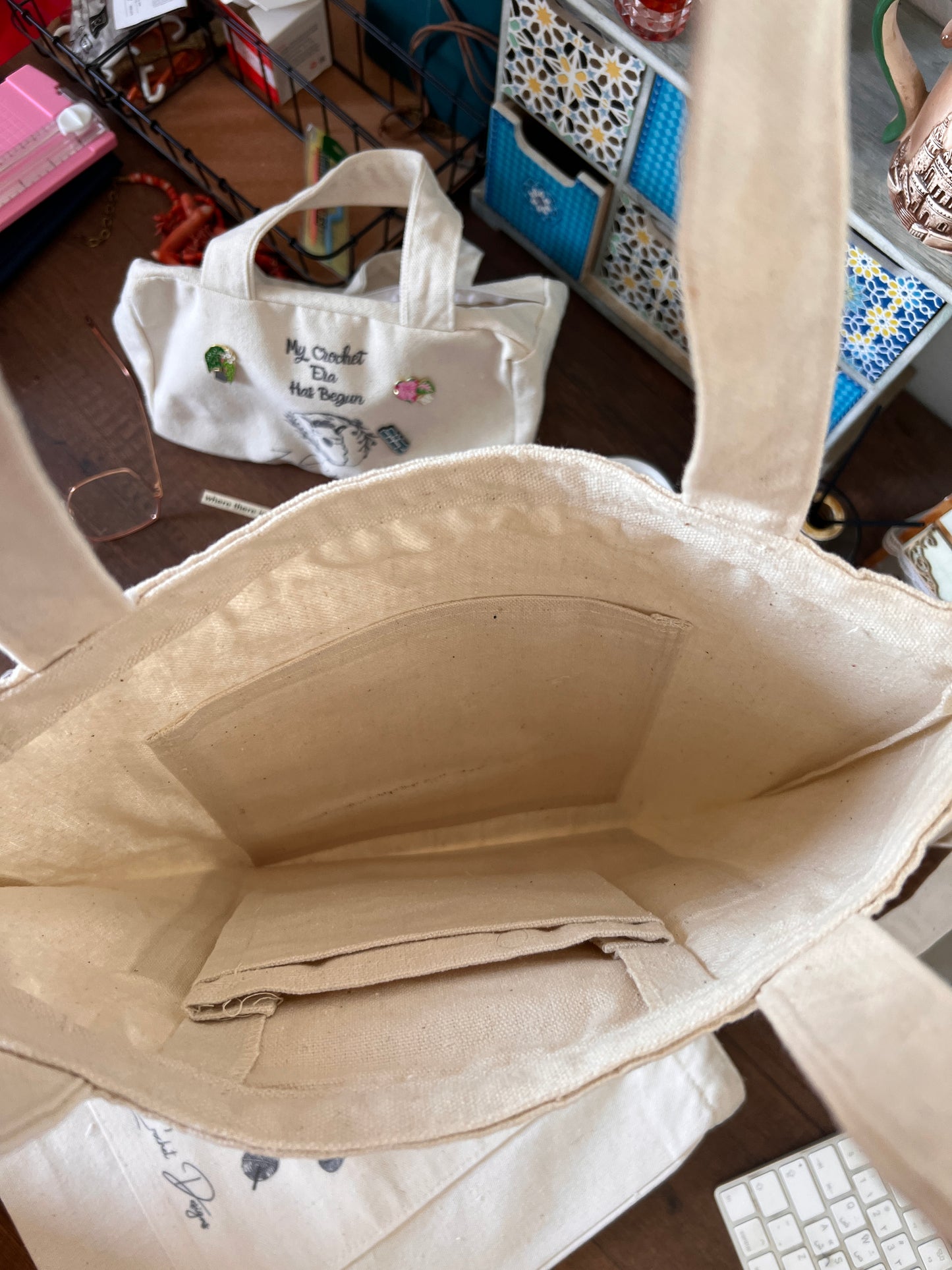 My crochet Era Has BegunTote Bag