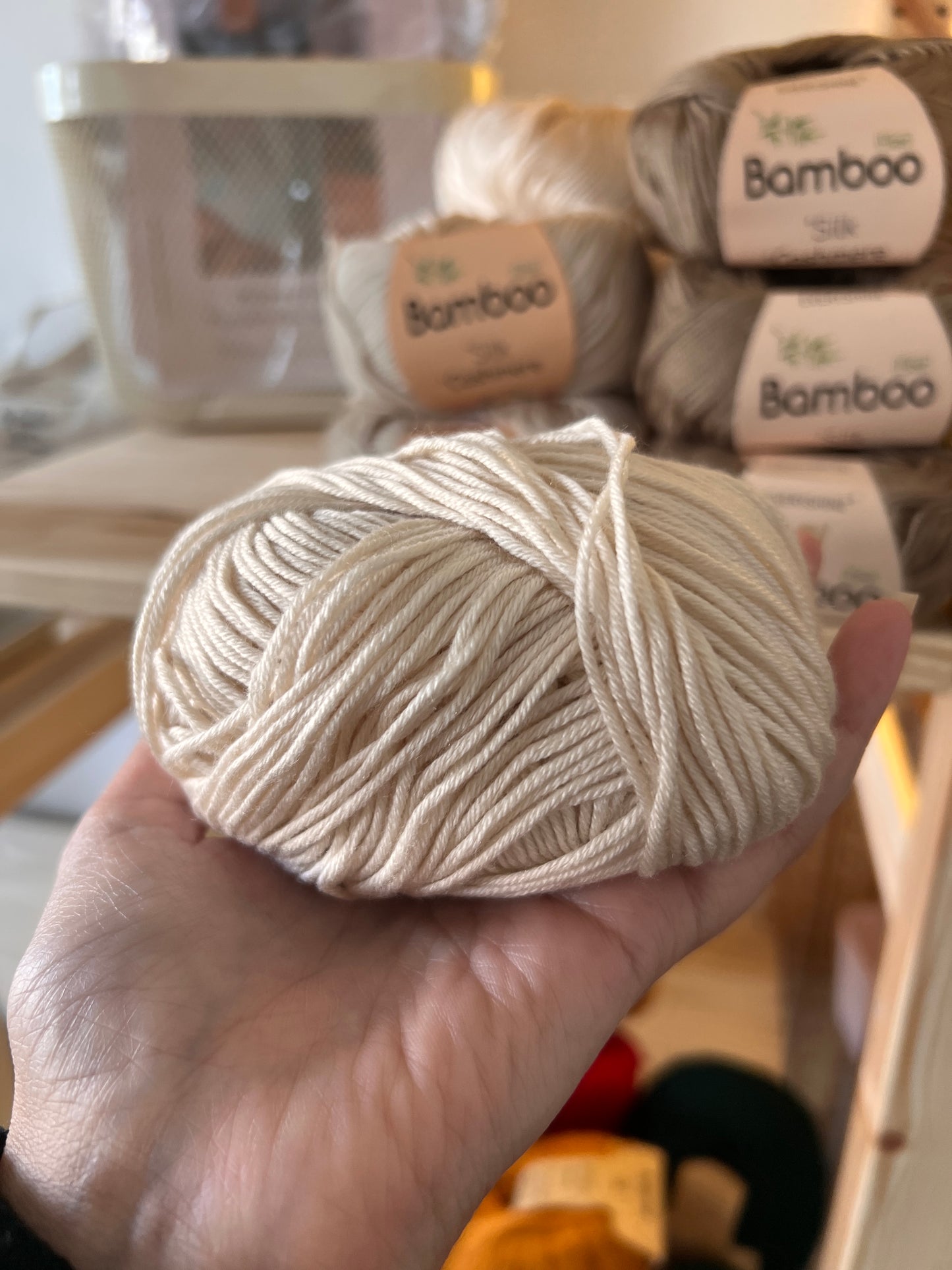 Bamboo / Cashmere yarn