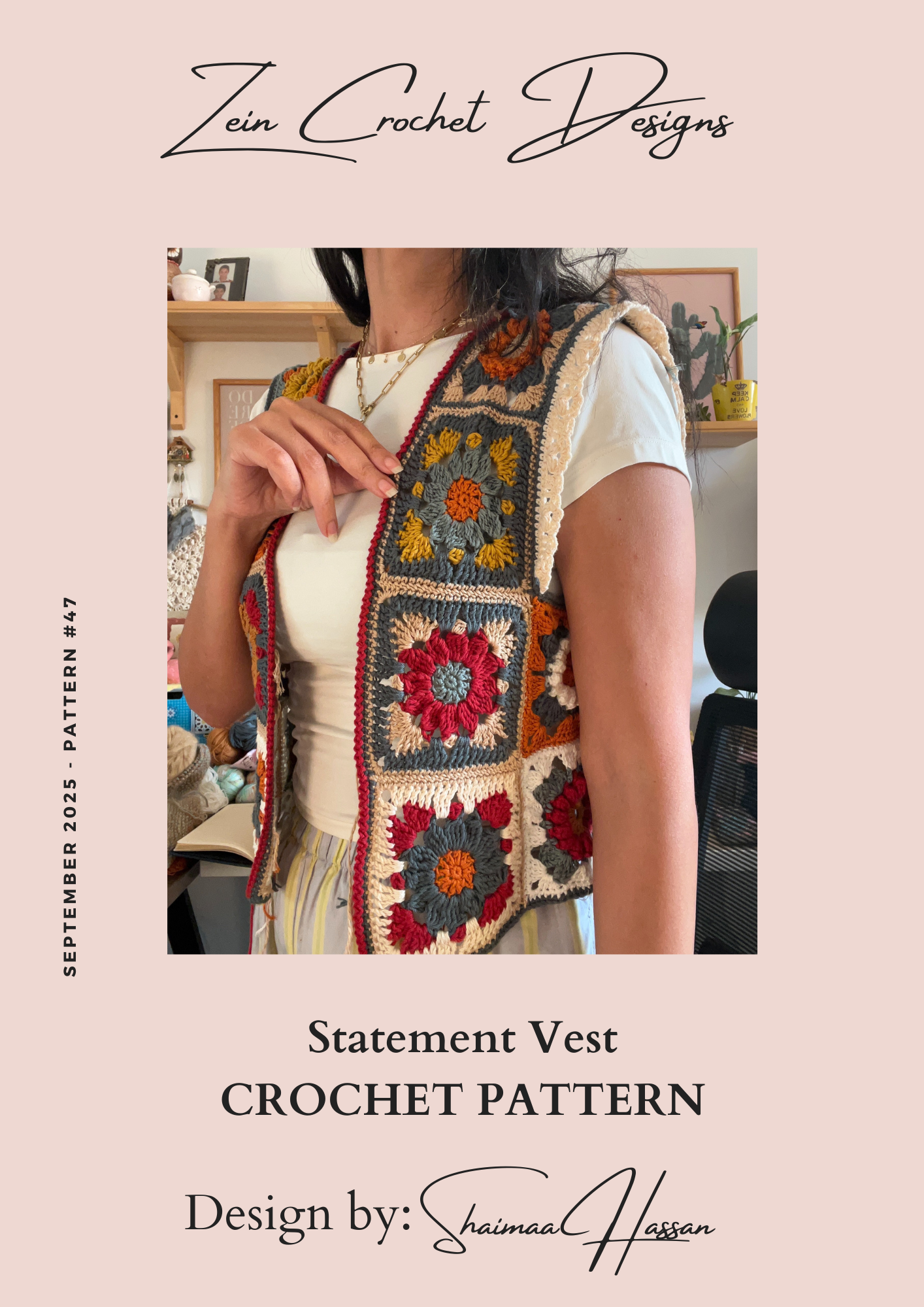 The Statement Vest Crochet pattern